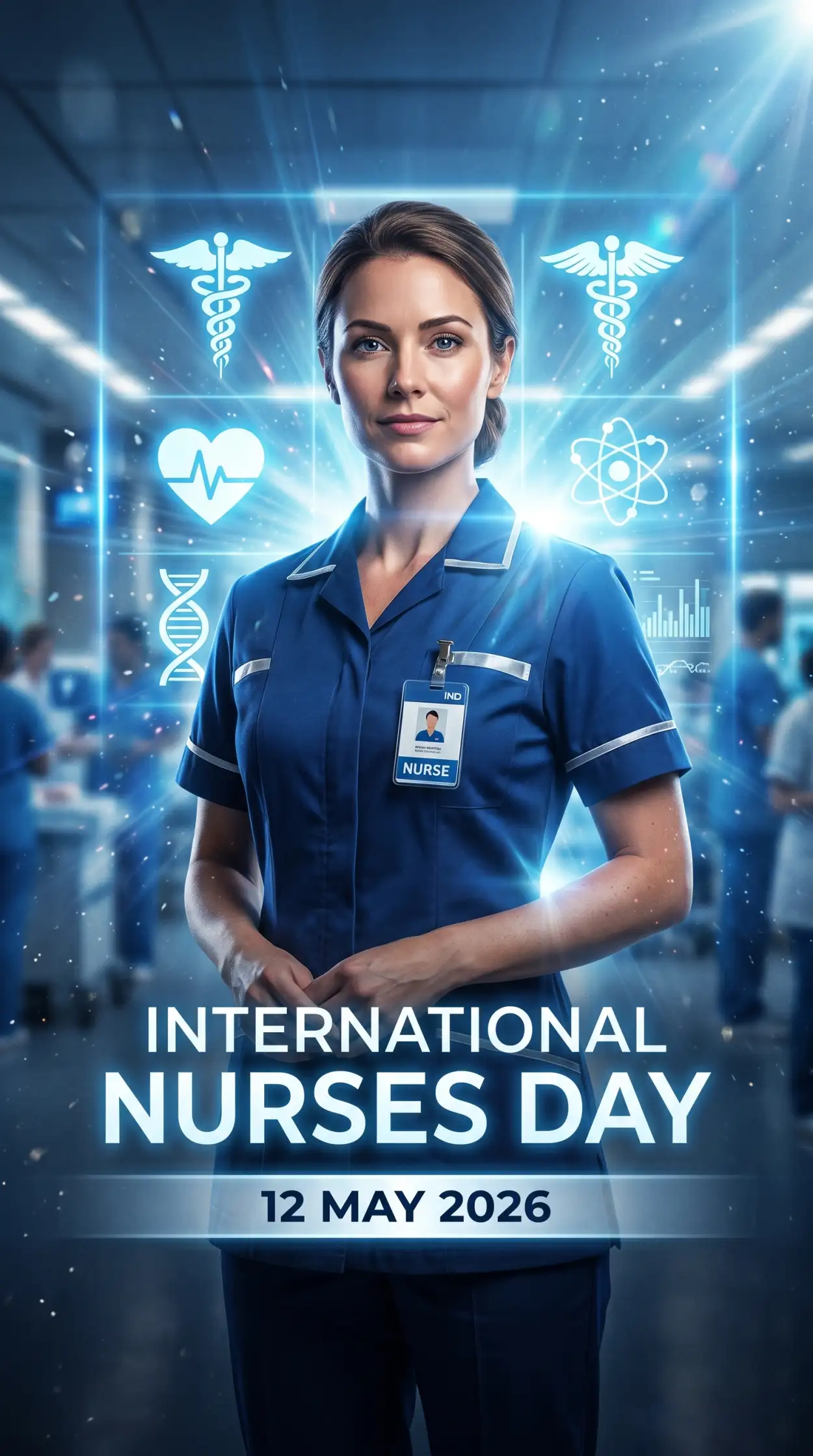 Free Download International Nurses Day 2026 Premium Quality Poster - High Quality International Nurses Day 2026 Wishes Image