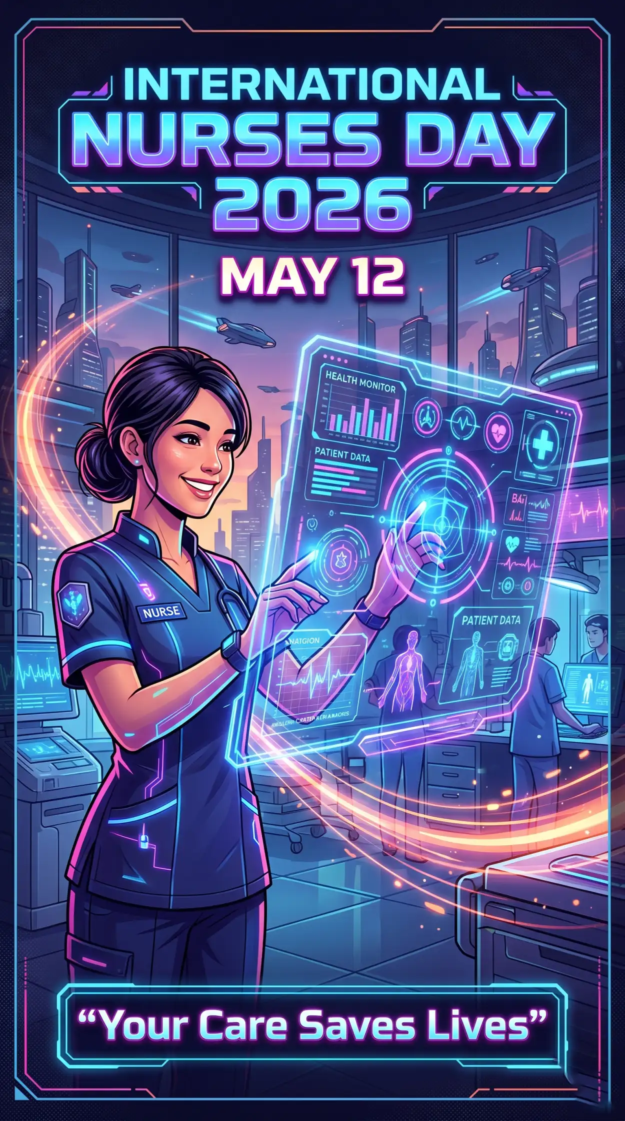 Free Download International Nurses Day 2026 Social Media Captions - High Quality International Nurses Day 2026 Wishes Image