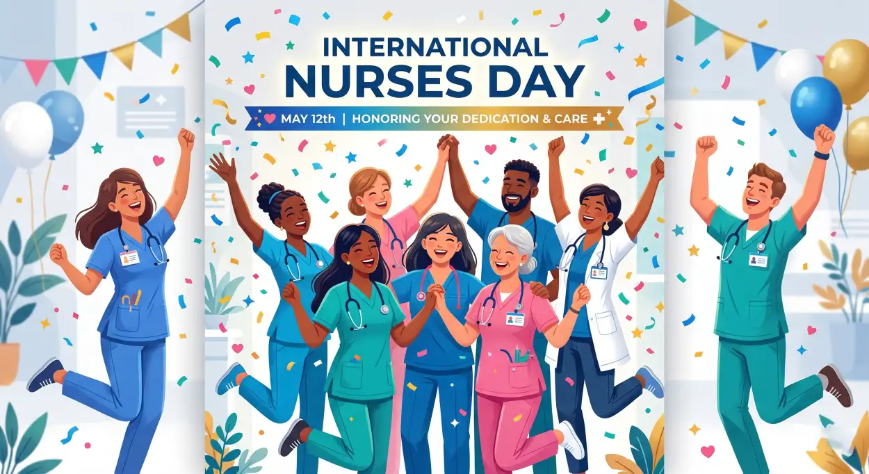 Free Download International Nurses Day 2026 Thank You Nurse Images - High Quality International Nurses Day 2026 Wishes Image