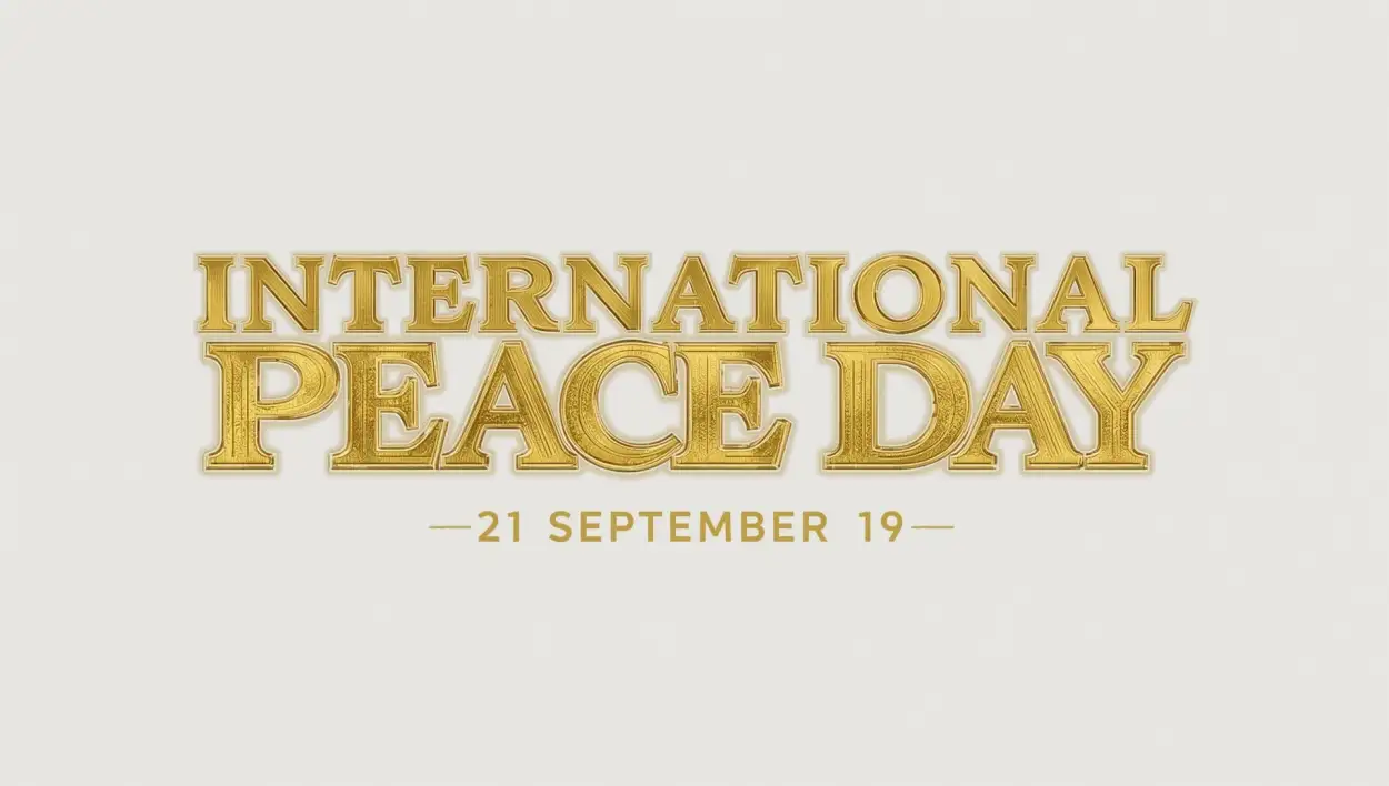 Free Download International Peace Day Poster Hd With Slogan Free - High Quality International Peace Day Background