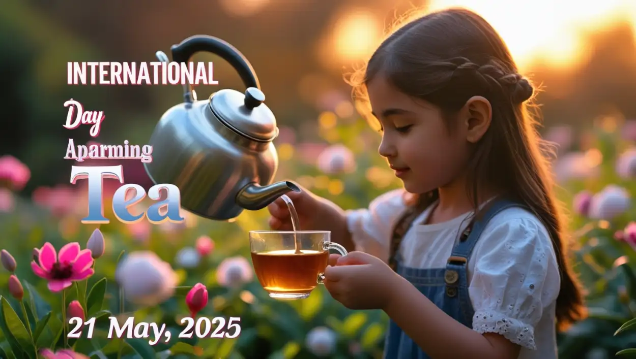 Free Download International Tea Day Celebration In Village - High Quality International Tea Day Background