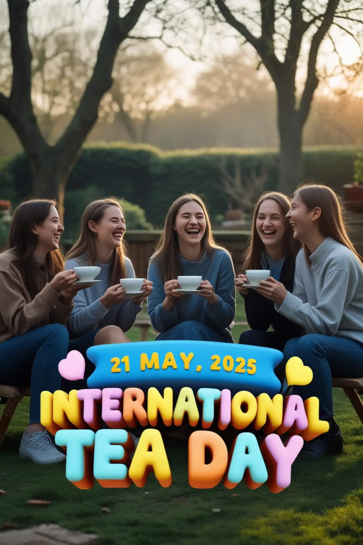 Free Download International Tea Day Family Gathering - High Quality International Tea Day Image
