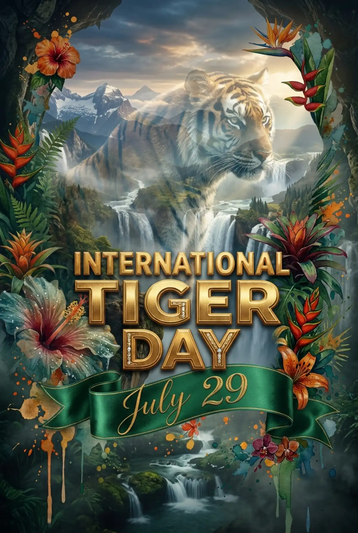 Free Download International Tiger Day 2026 Banner - High Quality International Tiger Day 2026 Image