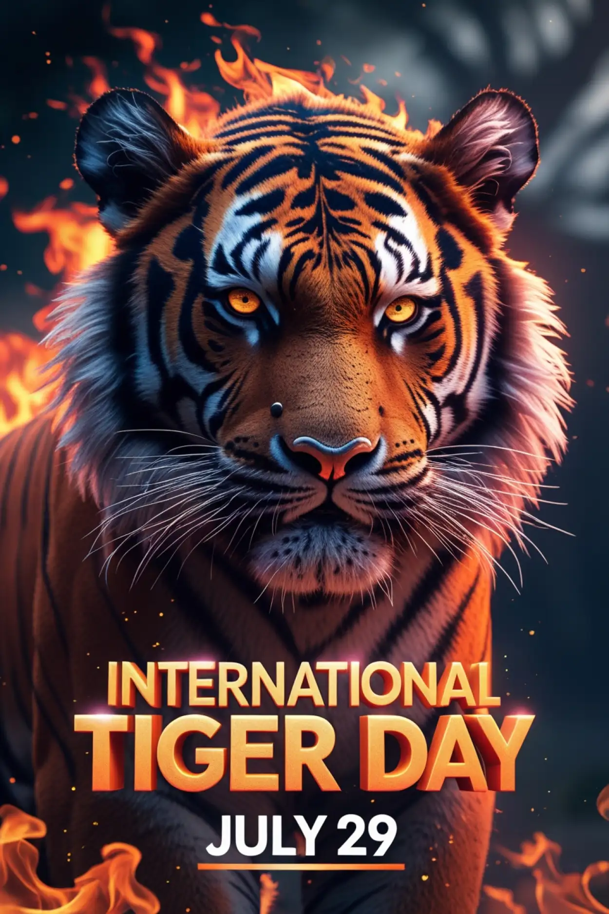 International Tiger Day Quotes With Image - Royalty Free International Tiger Day Image | Pngmagic Free Download International Tiger Day Quotes With Image - High Quality International Tiger Day Background