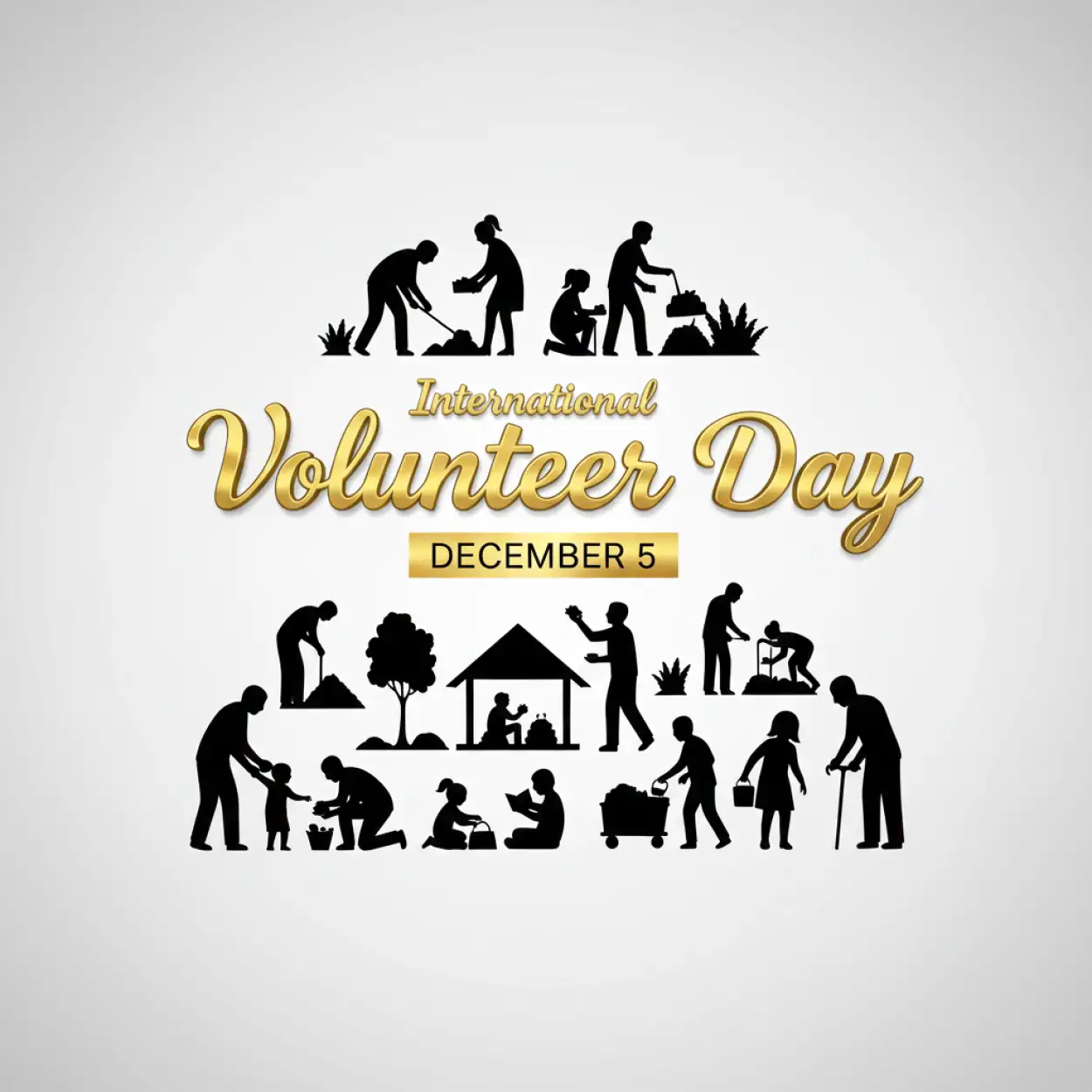 Free Download International Volunteer Day 2025 Activities Ideas - High Quality International Volunteer Day Background