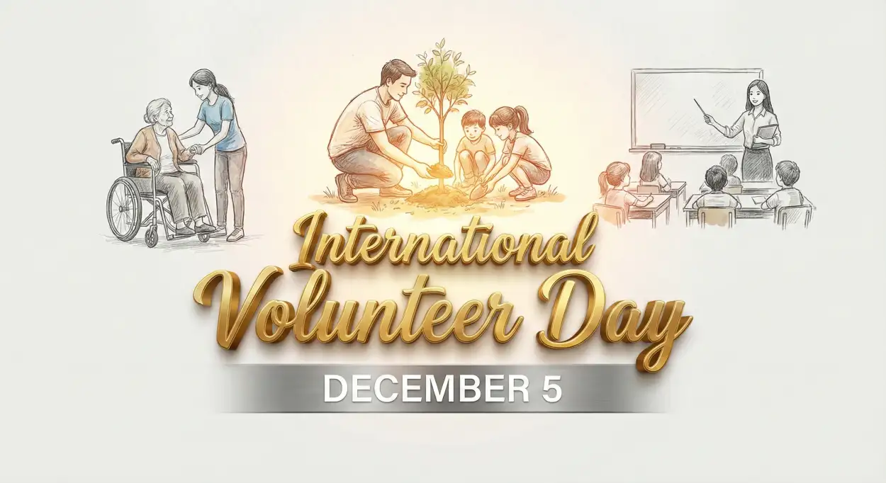 Free Download International Volunteer Day Flyers And Brochure Design - High Quality International Volunteer Day Background