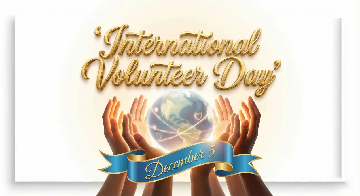 Free Download International Volunteer Day Fundraising Poster Ideas - High Quality International Volunteer Day Background