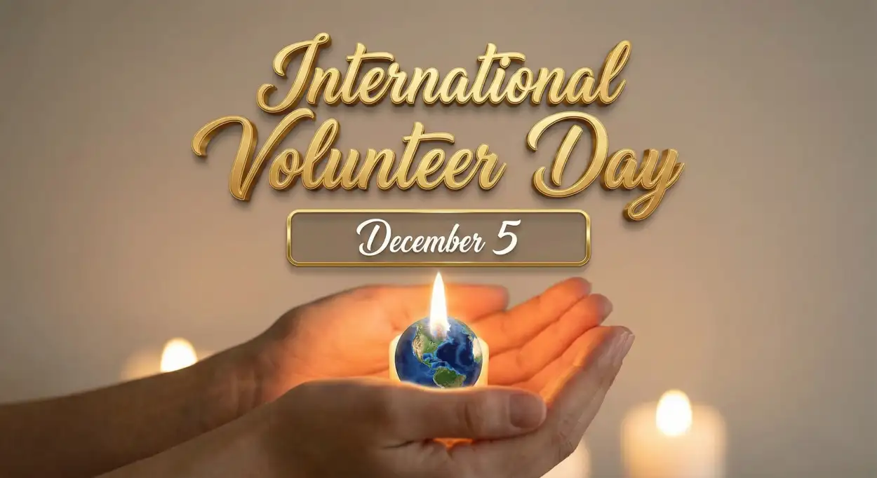Free Download International Volunteer Day Transparent Text Png - High Quality International Volunteer Day PNG Image