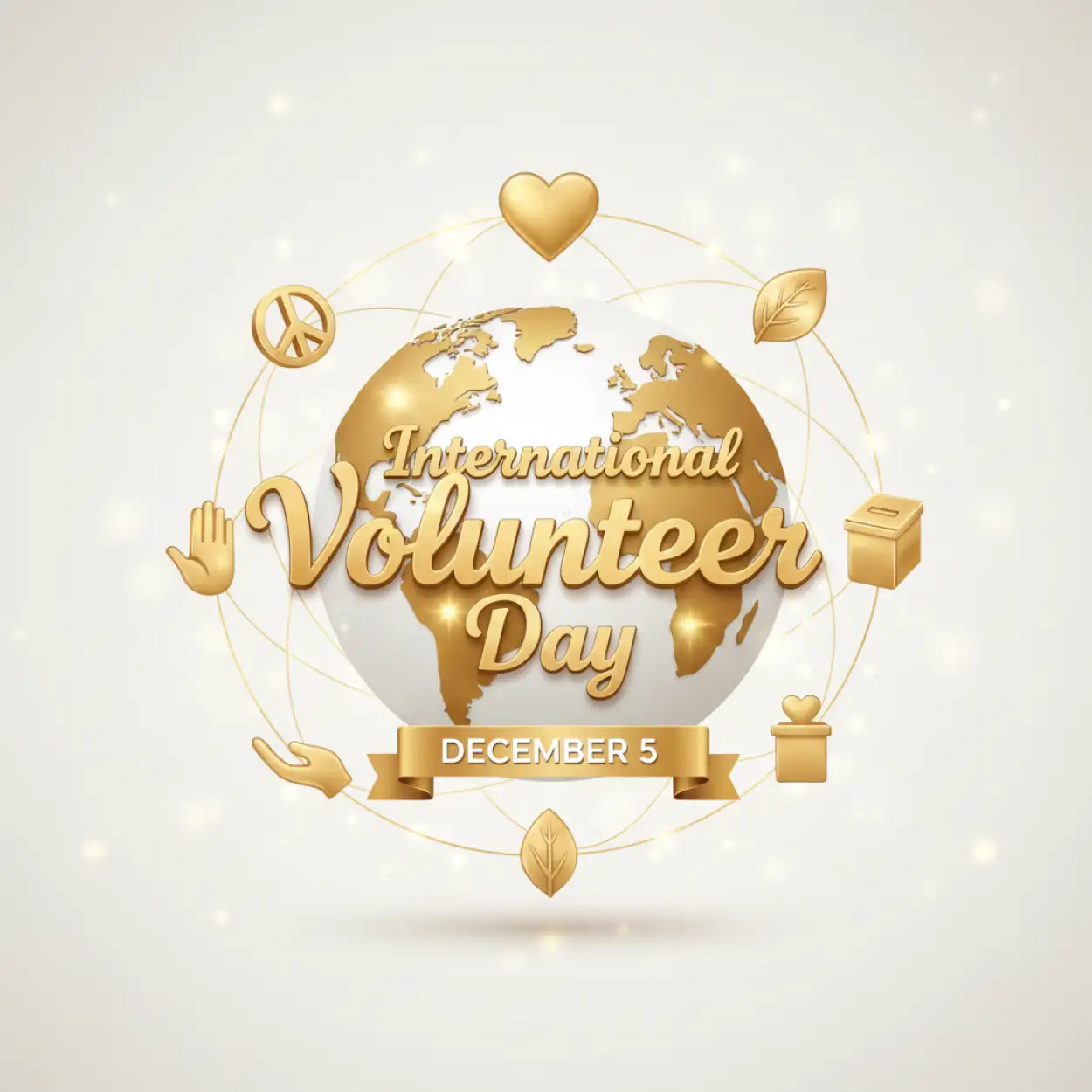 Free Download International Volunteer Day Vector Illustration Free - High Quality International Volunteer Day Background