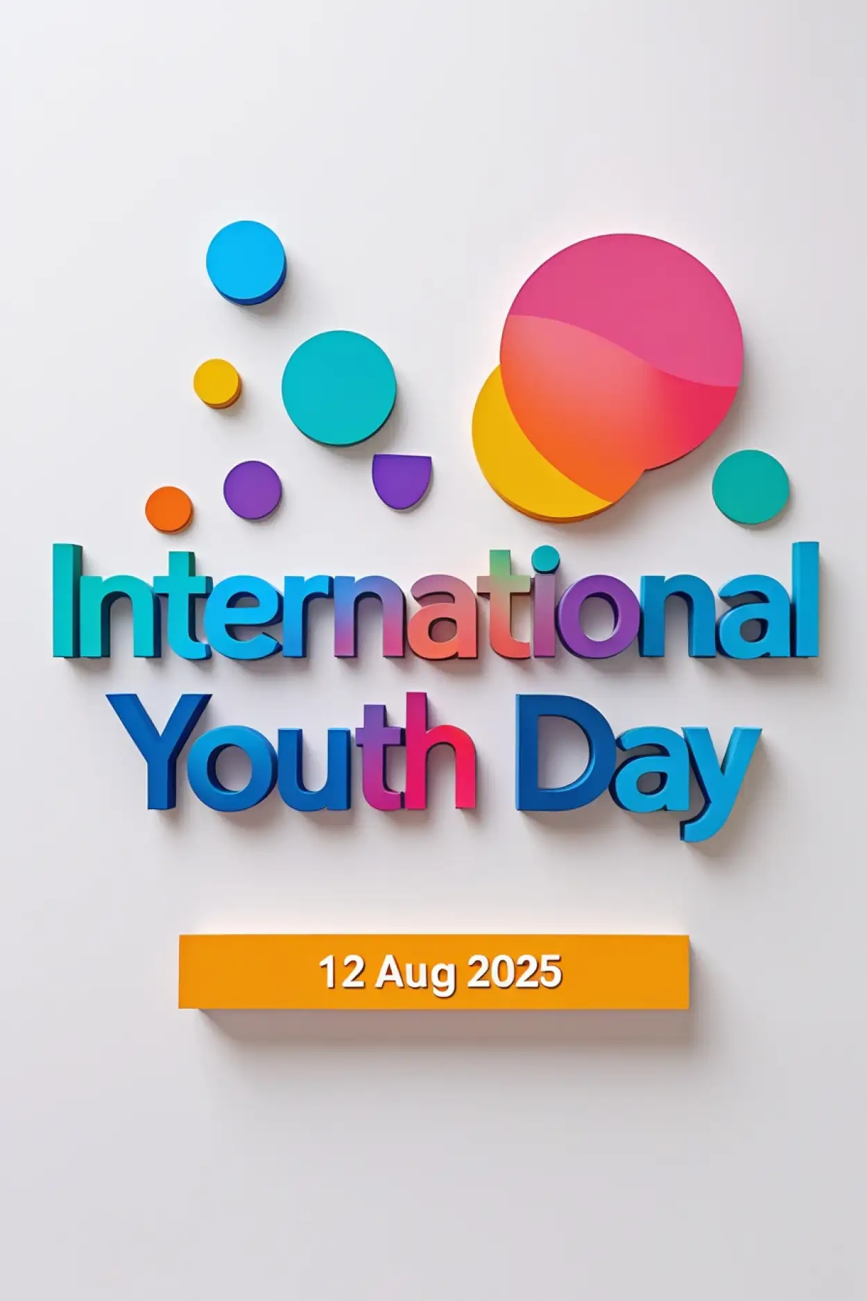 International Youth Day 2025 awareness image