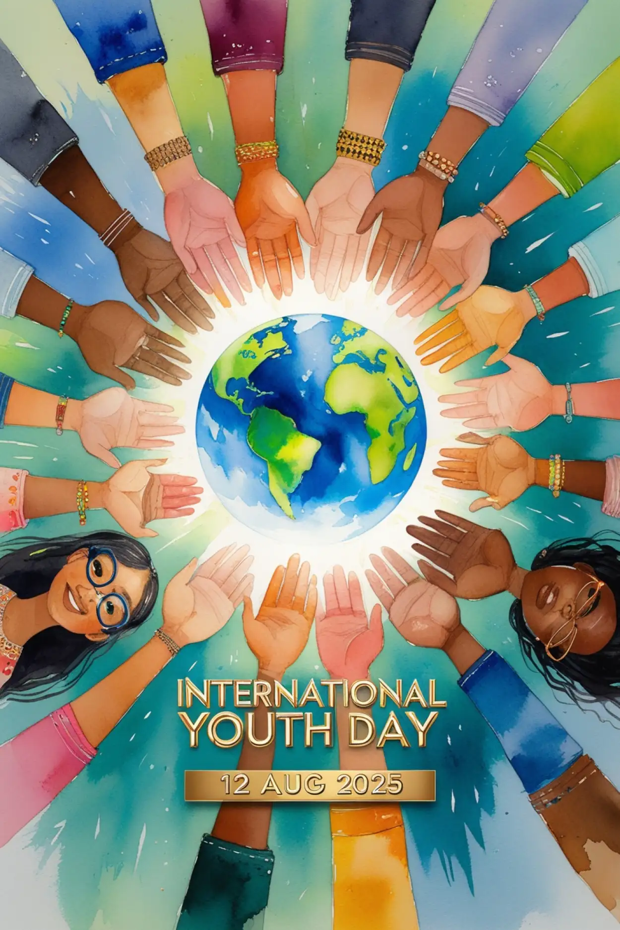 International Youth Day 2025 colorful image