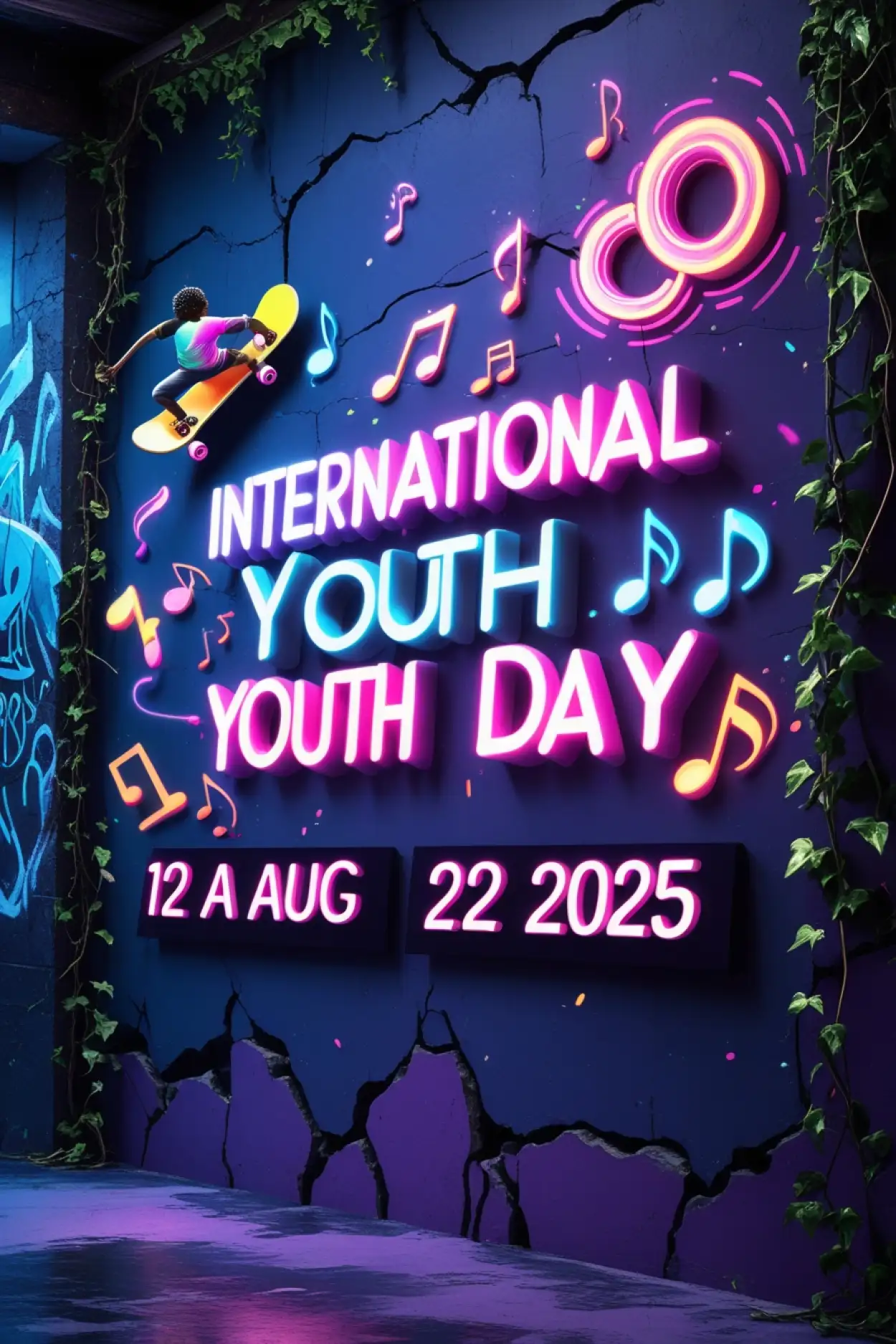 International Youth Day 2025 creative image