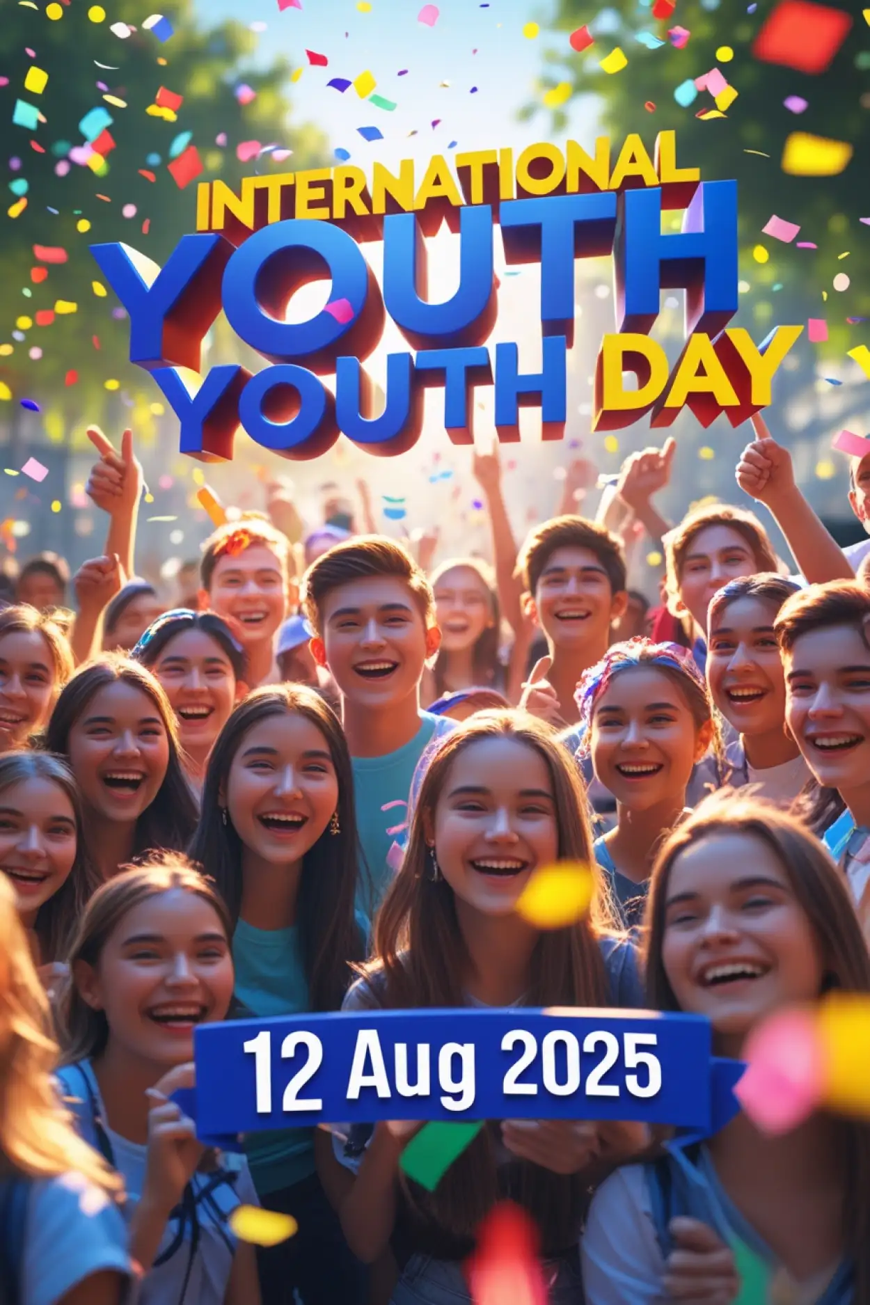 International Youth Day 2025 peace image