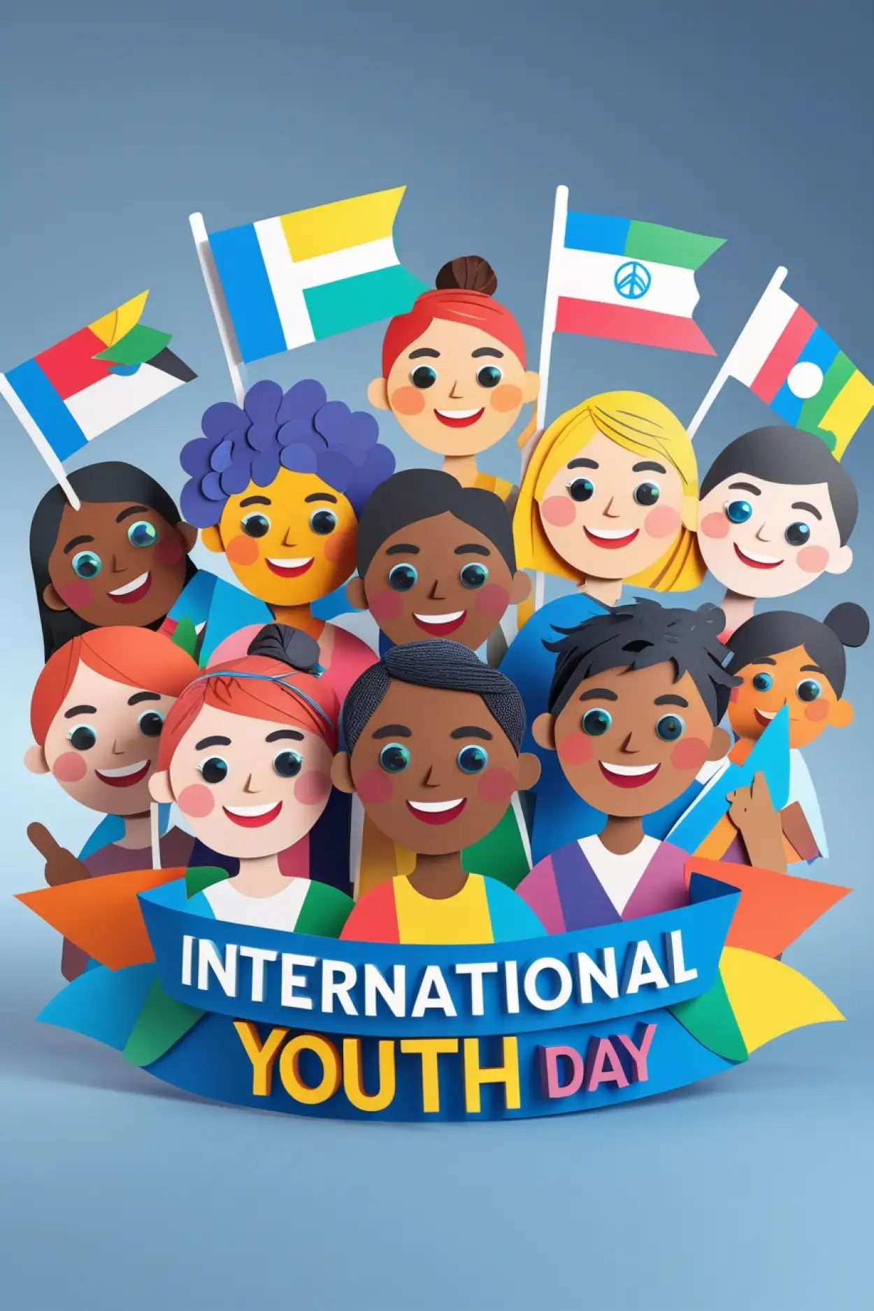 International Youth Day 2025 poster design