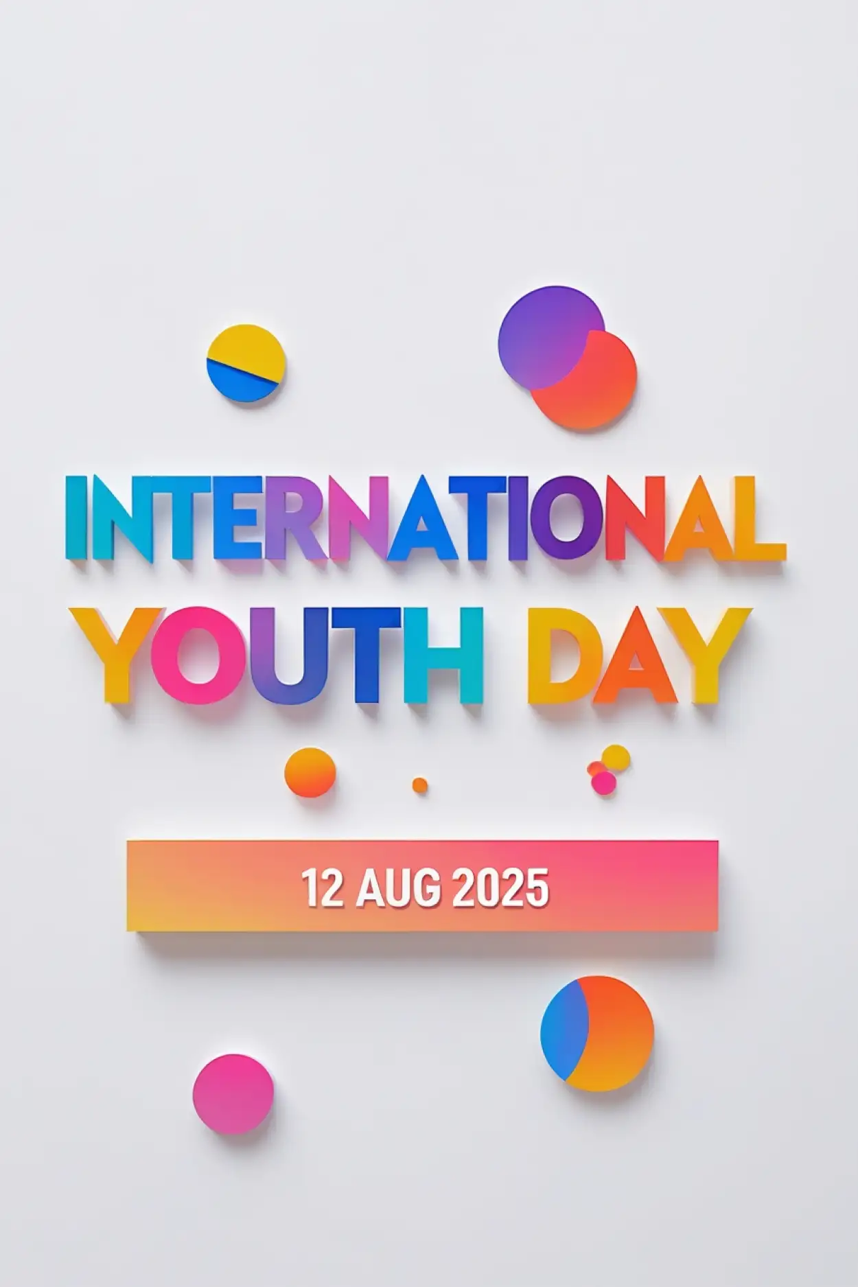 International Youth Day 2025 poster