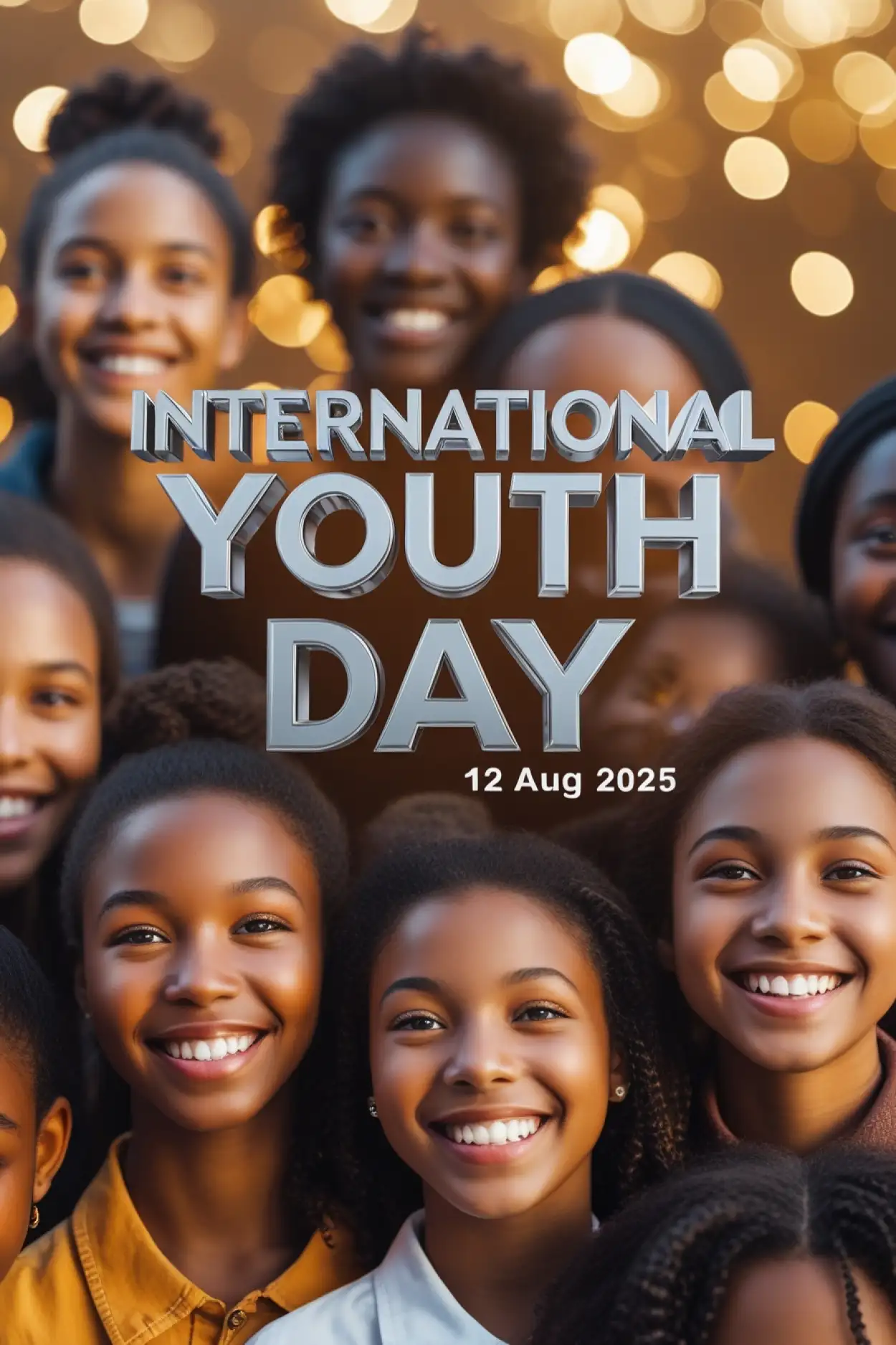 International Youth Day 2025 silhouette