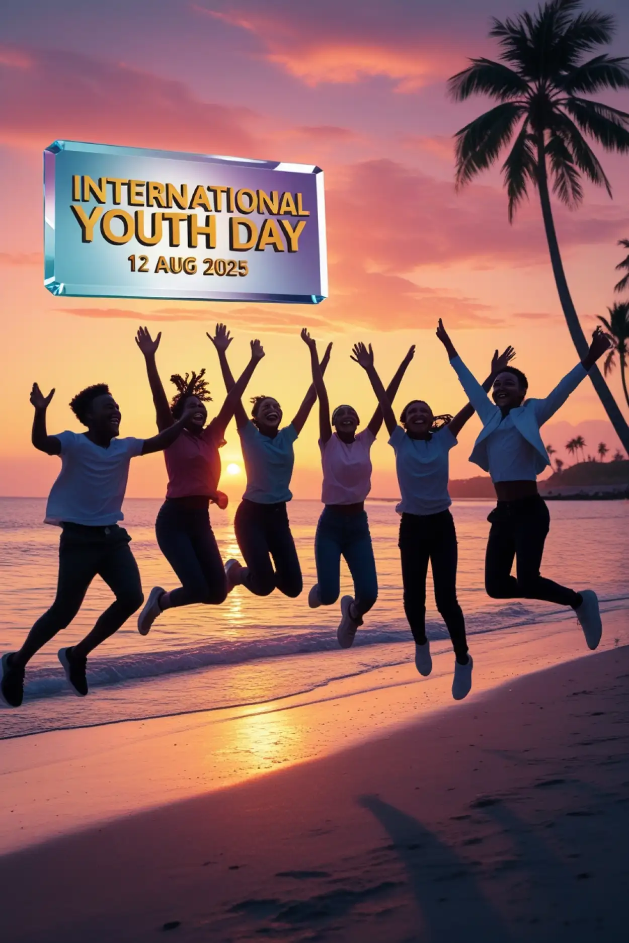 International Youth Day 2025 tagline image