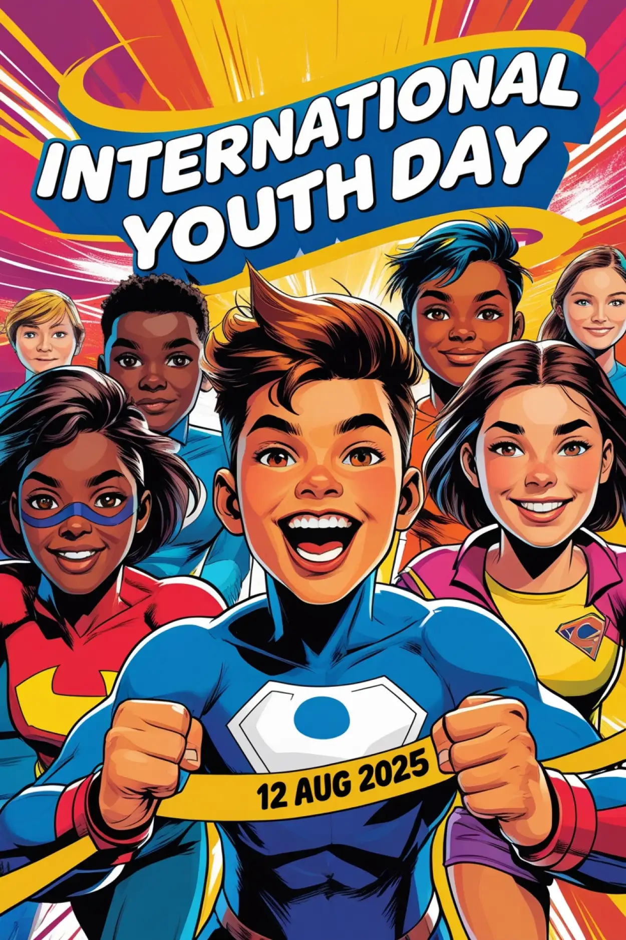 International Youth Day 2025 typography