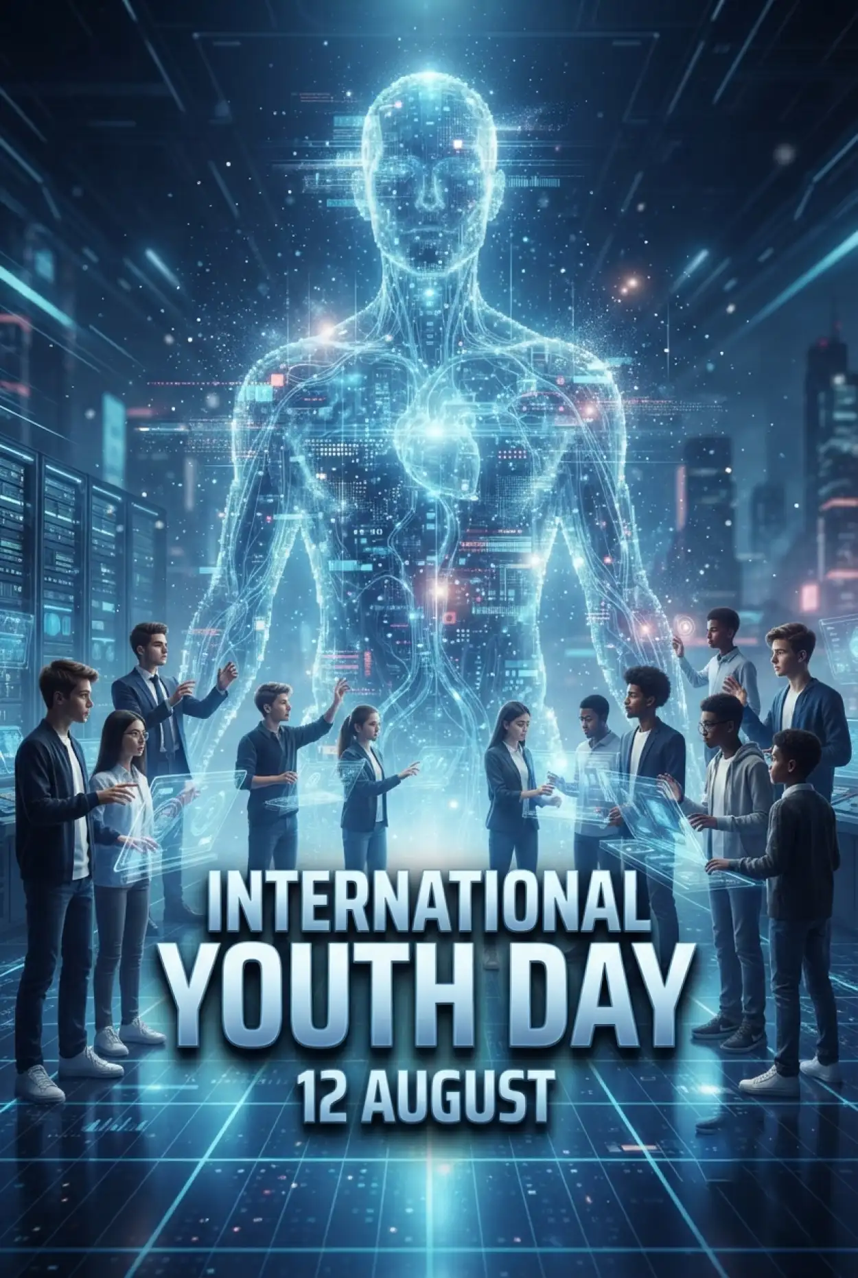 Free Download International Youth Day 2026 Motivational Message - High Quality International Youth Day 2026 Image