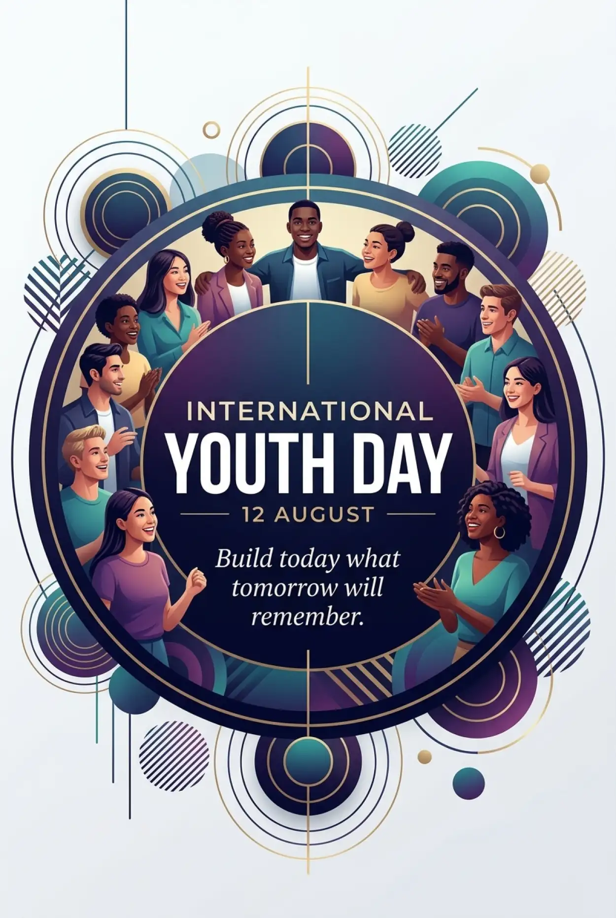 Free Download International Youth Day 2026 Poster Template - High Quality International Youth Day 2026 Image