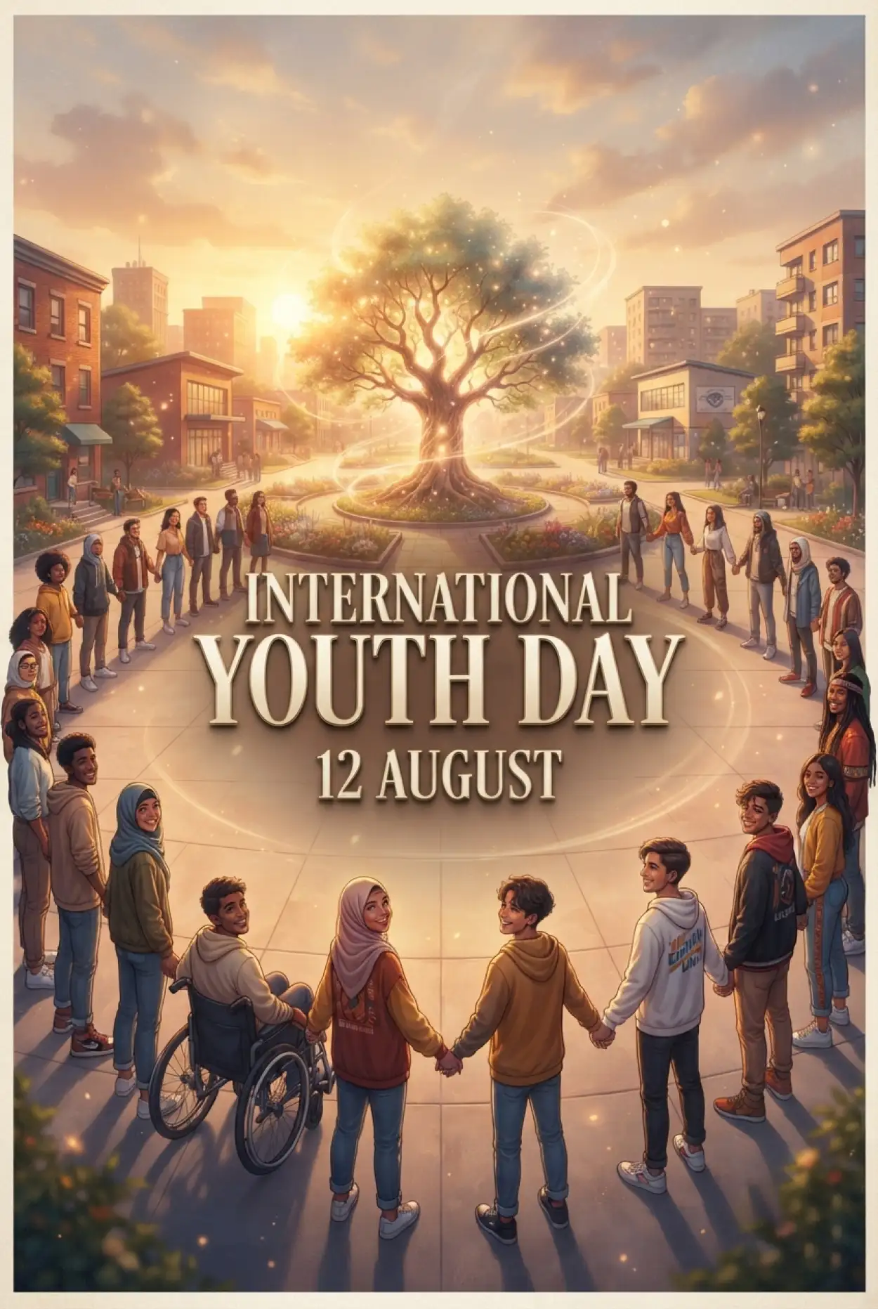 Free Download International Youth Day 2026 Poster - High Quality International Youth Day 2026 Image
