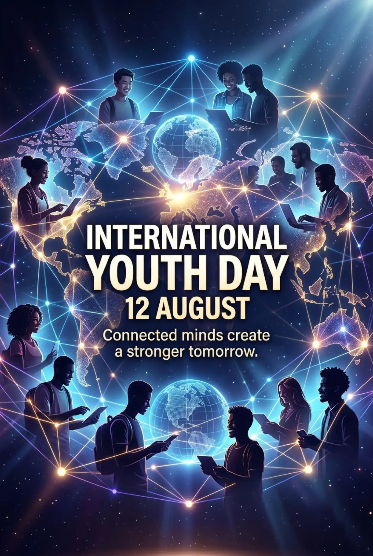 Free Download International Youth Day 2026 Youth Event Invitation - High Quality International Youth Day 2026 Image