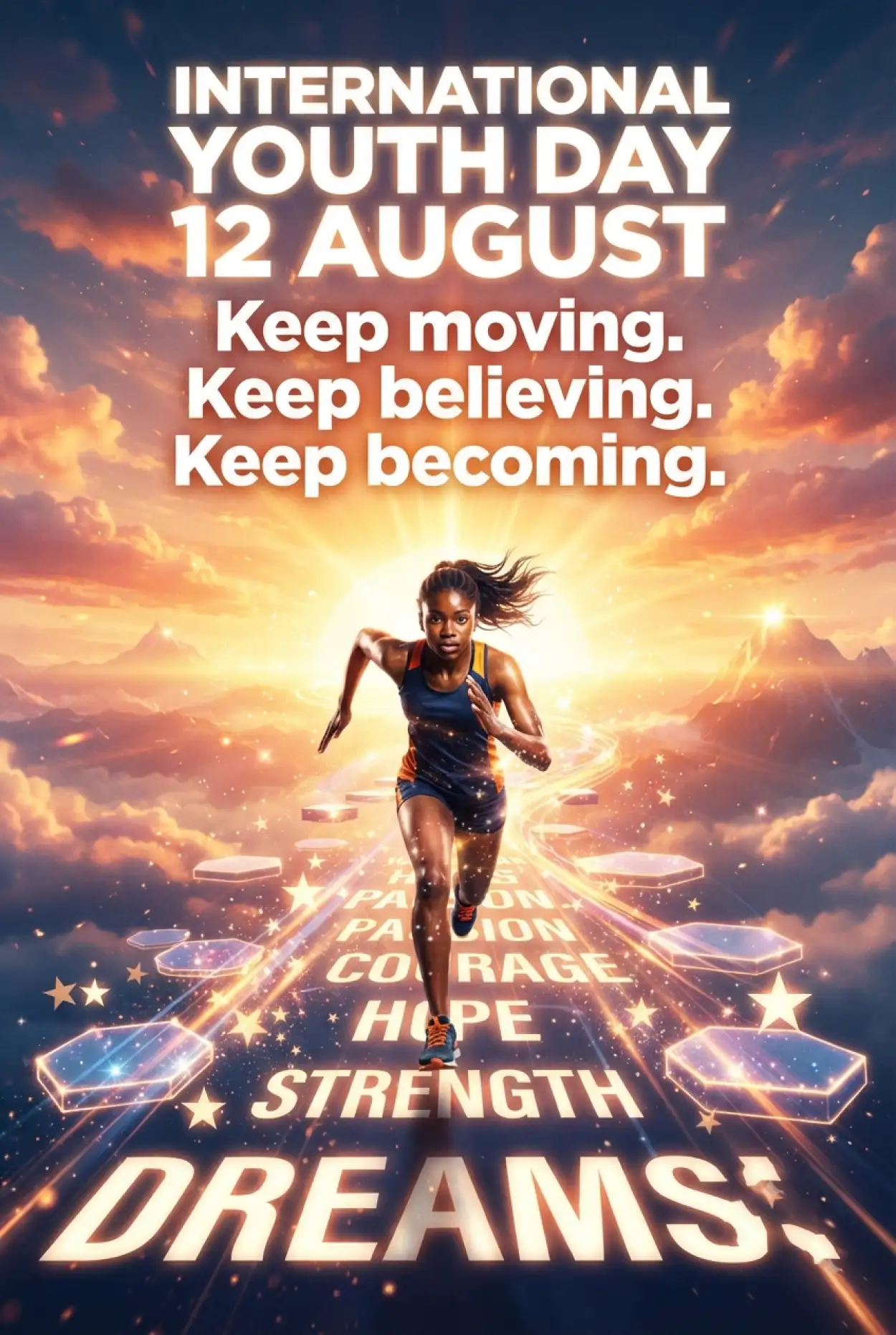 Free Download International Youth Day 2026 Youth Inspiration Poster - High Quality International Youth Day 2026 Image