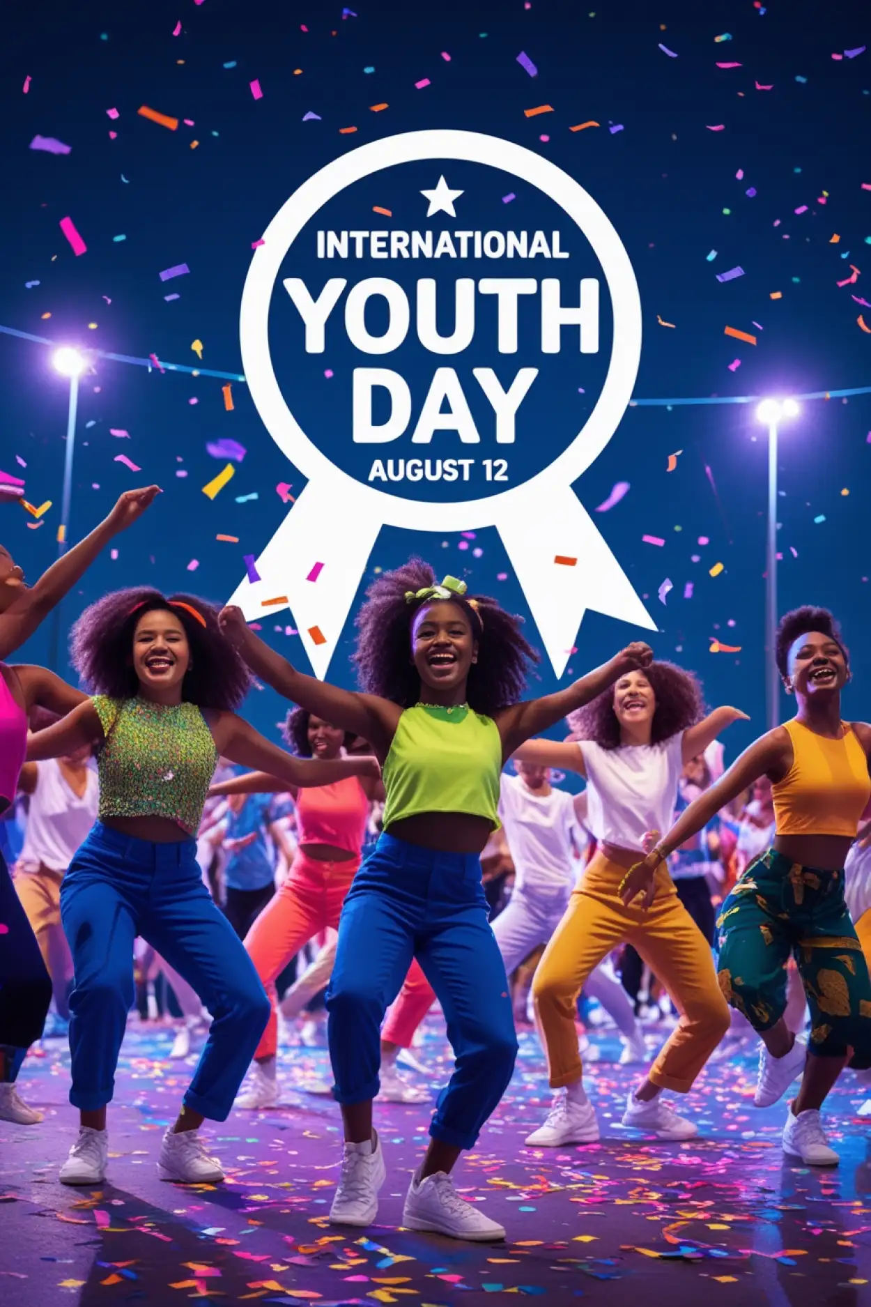 international youth day banner design free download