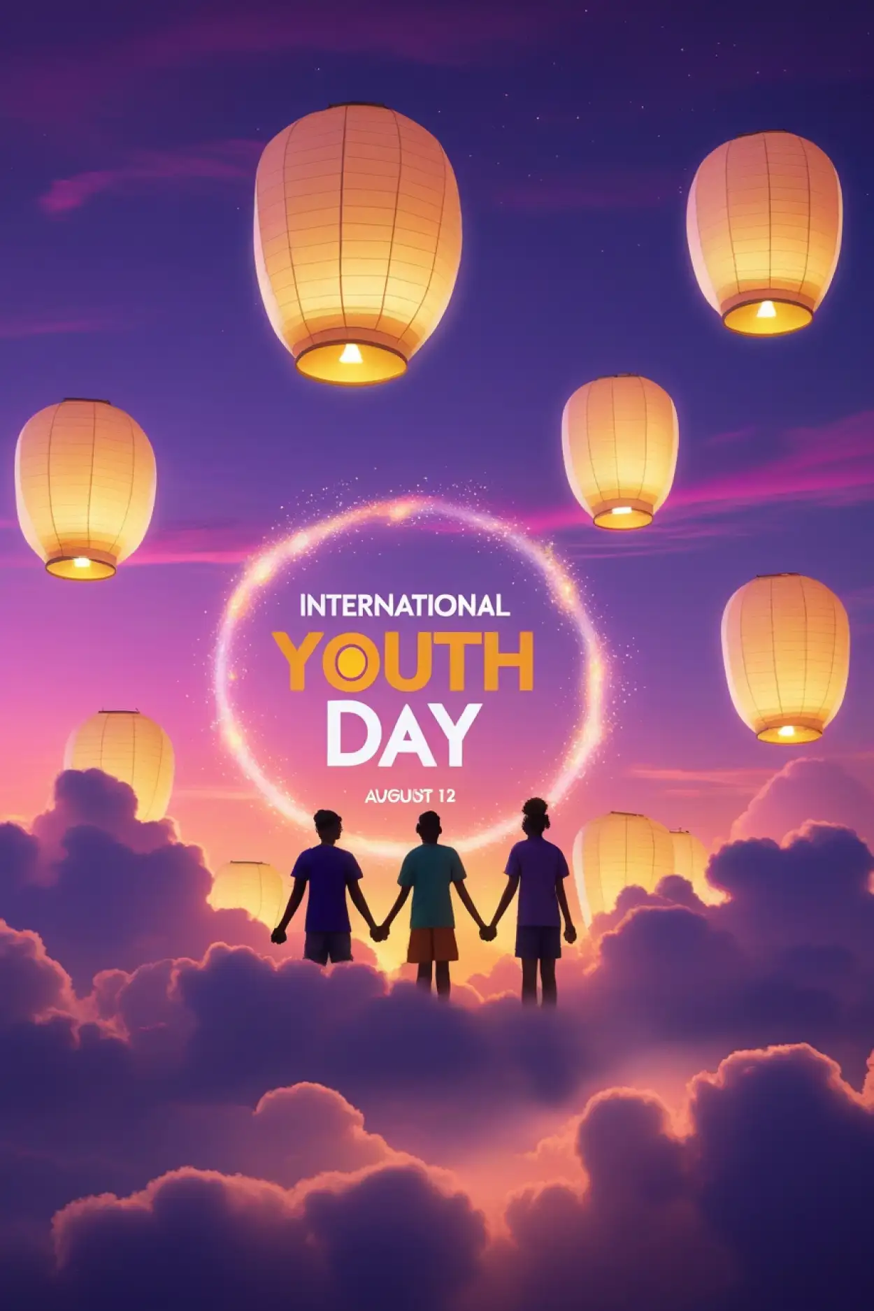 international youth day drawing competition themes