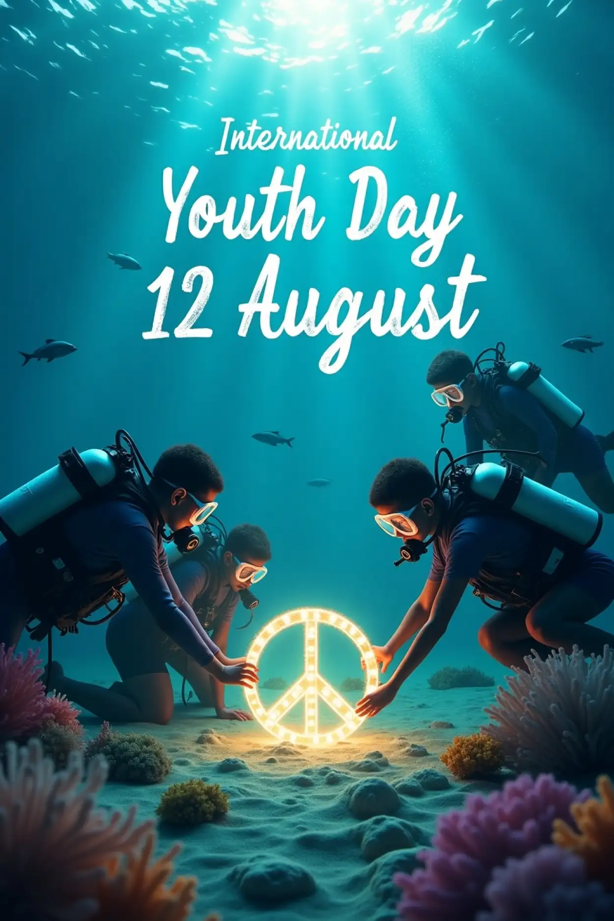 international youth day facebook cover photo free download
