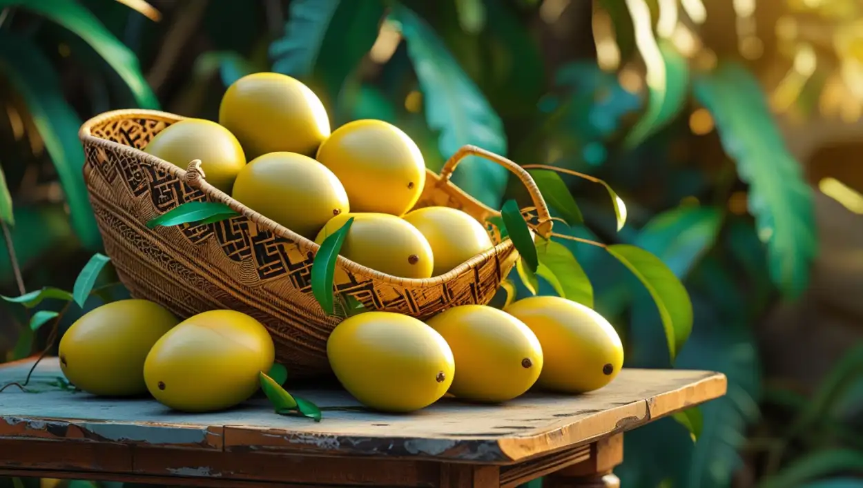 isolated mango background for product display