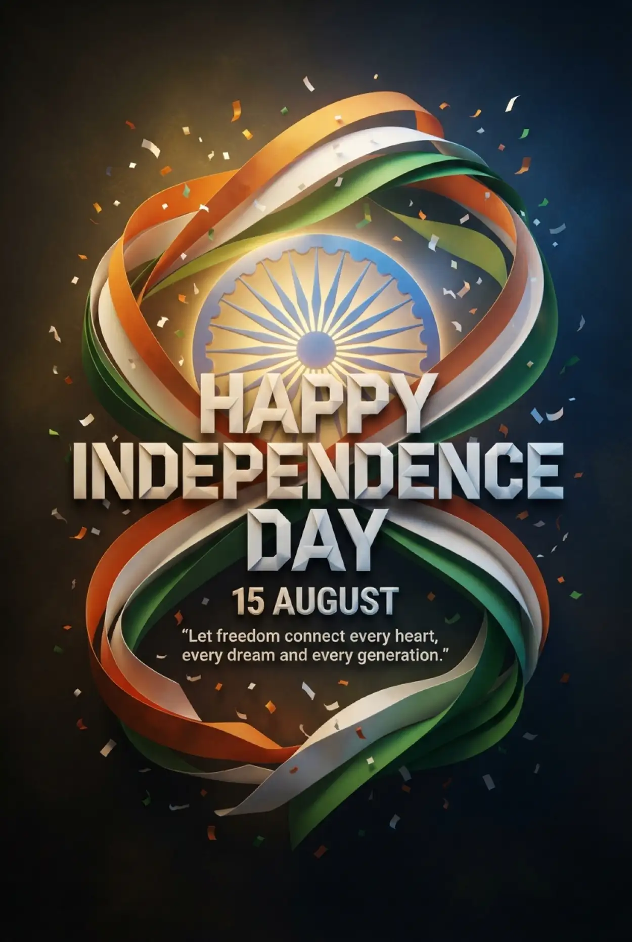 Free Download Jai Hind Independence Day Wishes 2026 - High Quality Indian Independence Day Wishes 2026 Image