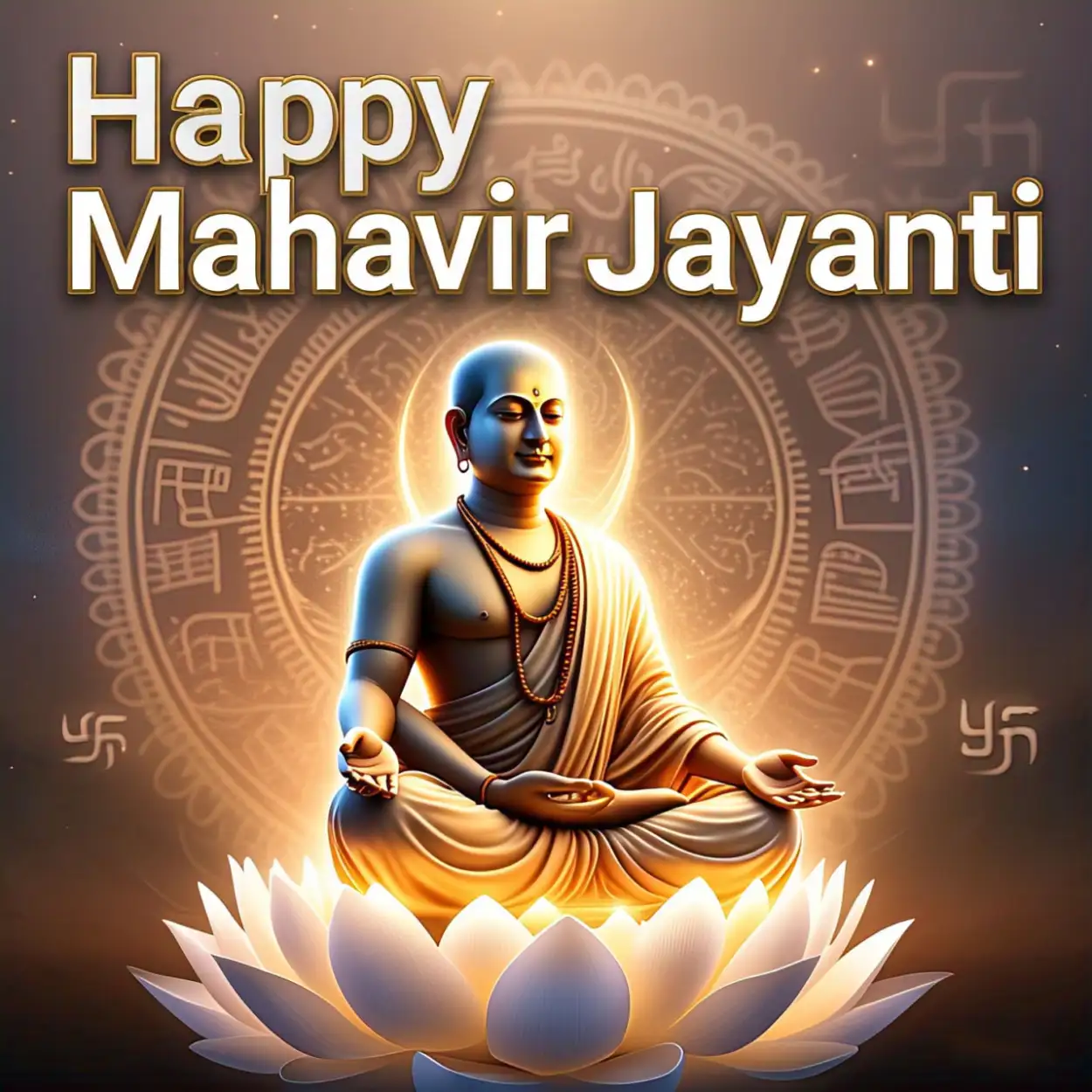 Jain Mahavir Jayanti Facebook post banner