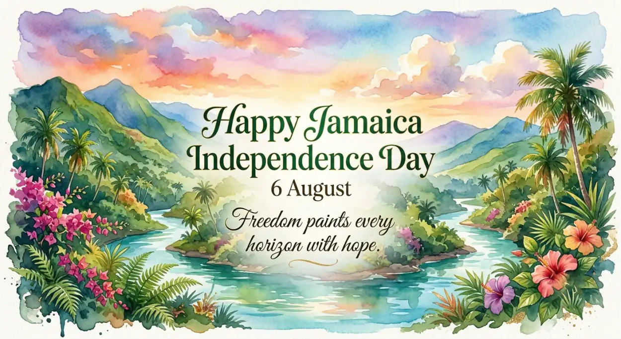 Free Download Jamaica Independence Day 2026 Ai Generated Art - High Quality Jamaica Independence Day 2026 Image