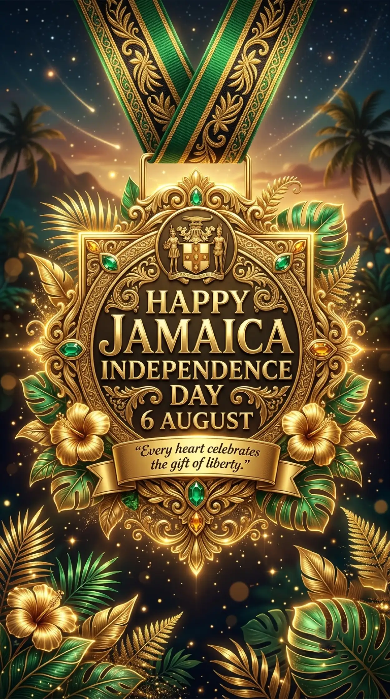 Free Download Jamaica Independence Day 2026 Celebration Template - High Quality Jamaica Independence Day 2026 Image