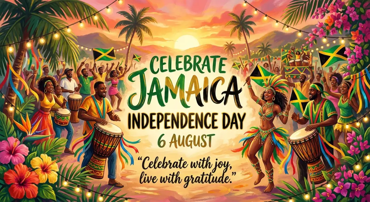 Free Download Jamaica Independence Day 2026 Celebration Vector - High Quality Jamaica Independence Day 2026 Image