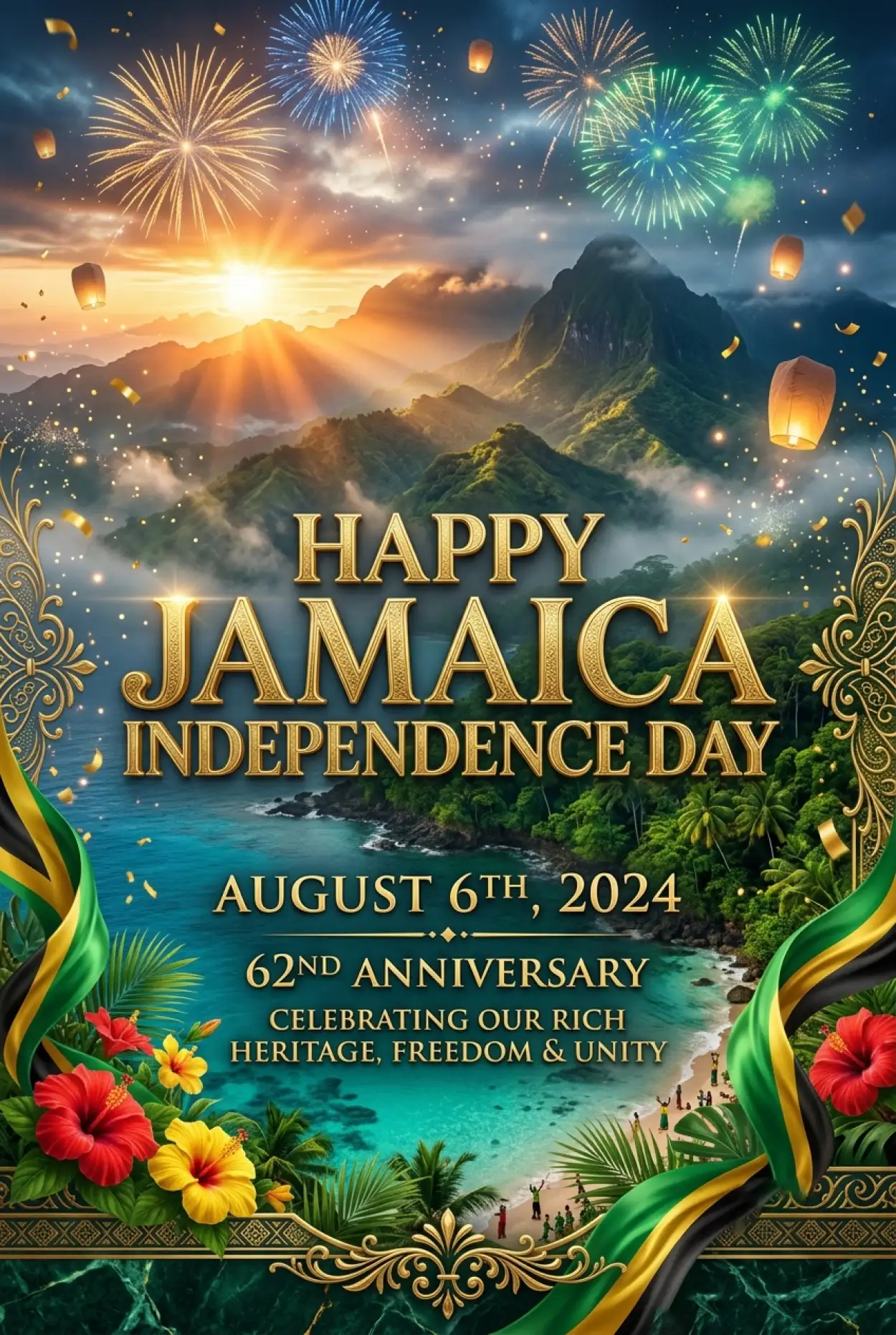 Free Download Jamaica Independence Day 2026 Flyer - High Quality Jamaica Independence Day 2026 Image