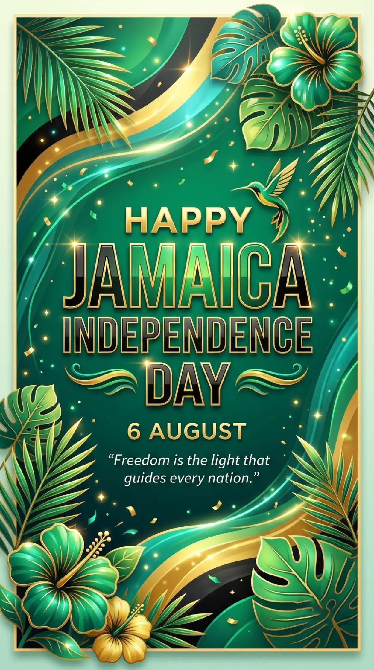 Free Download Jamaica Independence Day 2026 Graphic Resources - High Quality Jamaica Independence Day 2026 Image