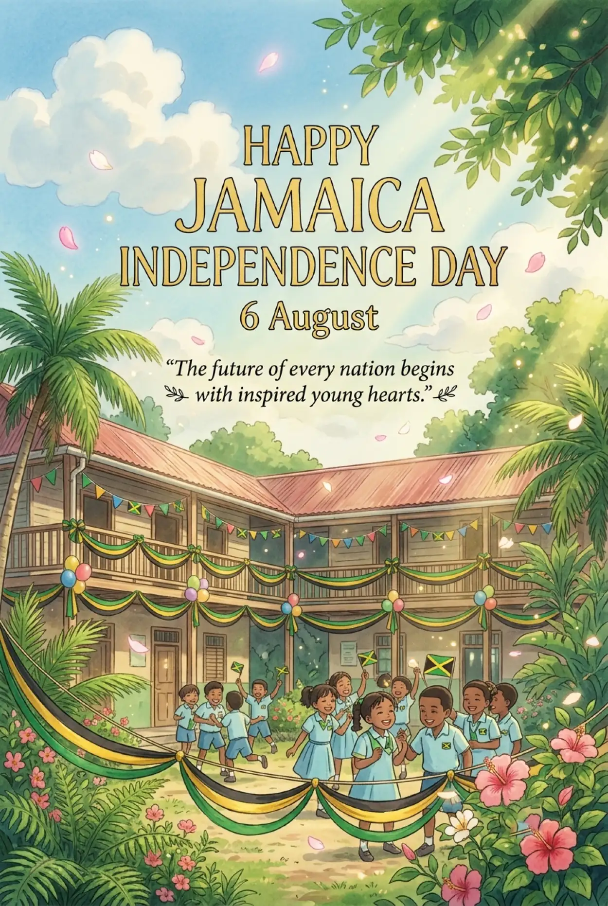 Free Download Jamaica Independence Day 2026 Kids Activity Sheet - High Quality Jamaica Independence Day 2026 Image