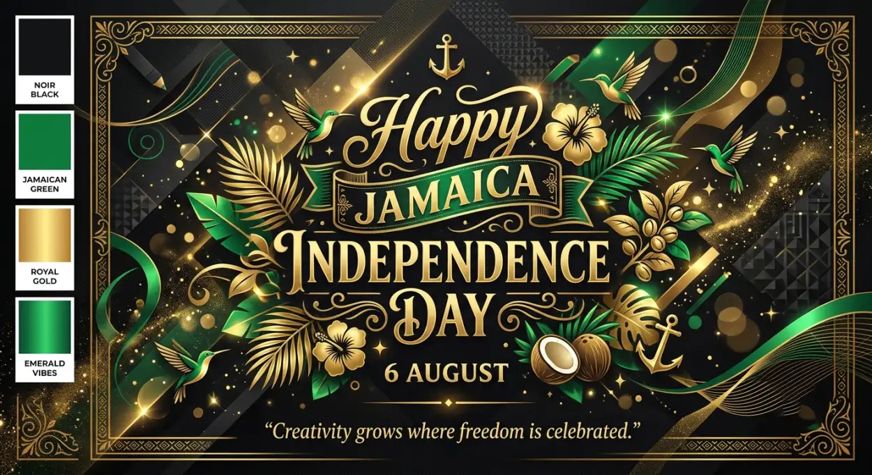Free Download Jamaica Independence Day 2026 Marketing Design - High Quality Jamaica Independence Day 2026 Image