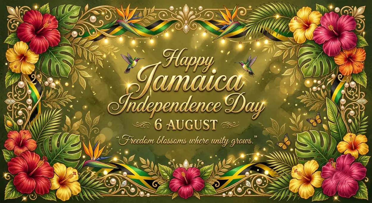 Free Download Jamaica Independence Day 2026 Transparent Background - High Quality Jamaica Independence Day 2026 Background Image