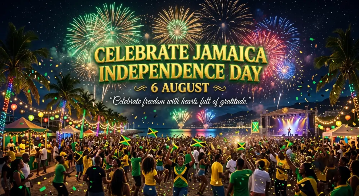 Free Download Jamaica Independence Day 2026 Web Banner - High Quality Jamaica Independence Day 2026 Image