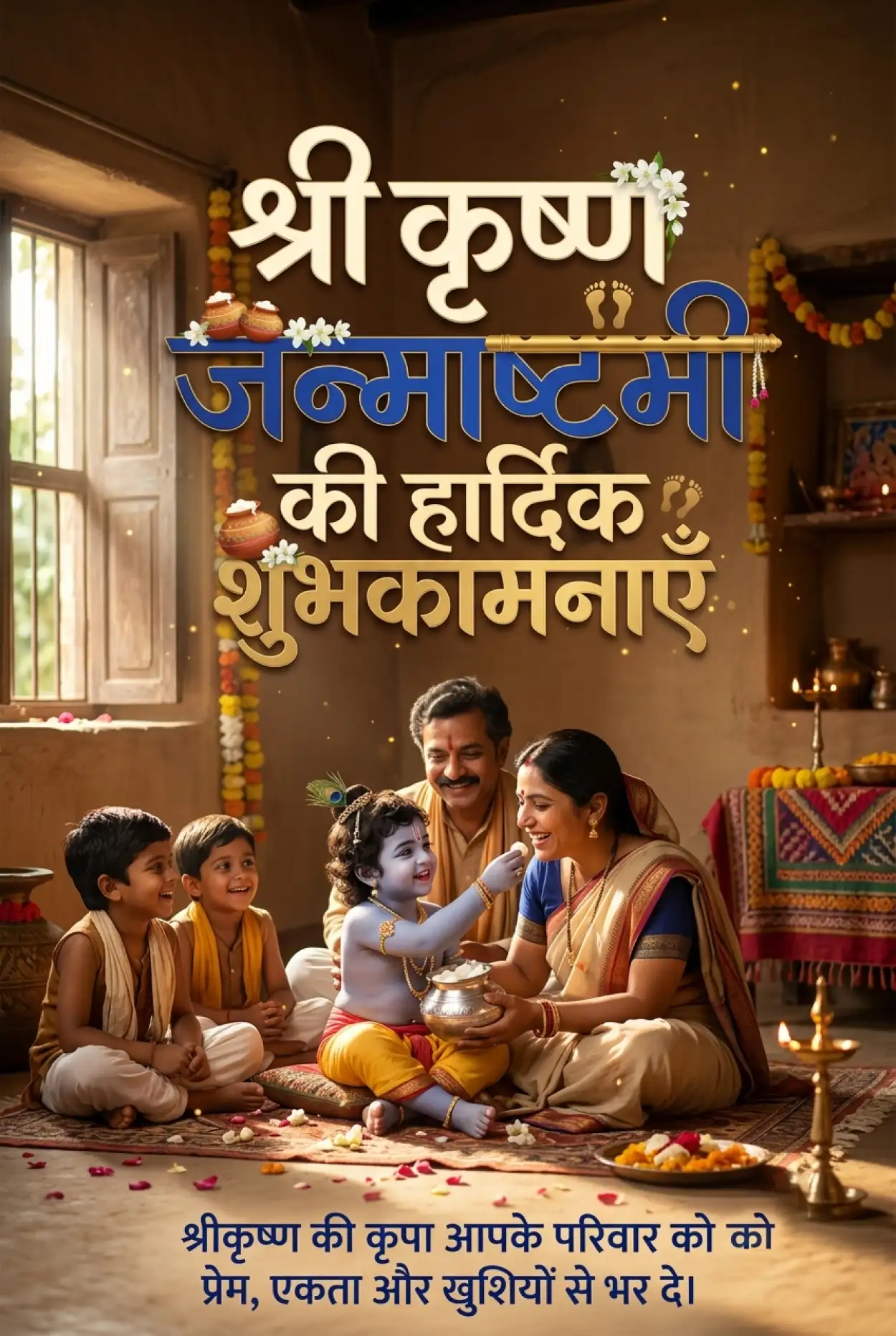 Free Download Janmashtami Ki Hardik Shubhkamnaye New Images - High Quality Shri Krishna Janmashtami Ki Hardik Shubhkamnaye In Hindi Image