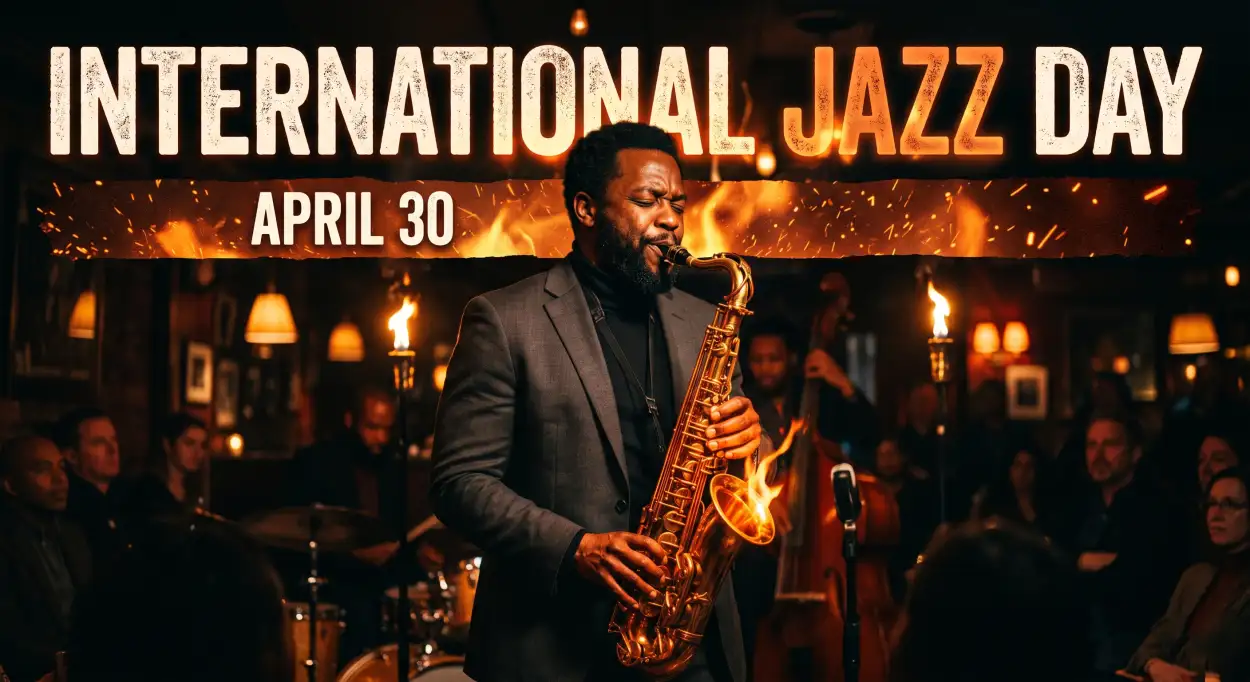 Free Download Jazz Culture Celebration Ideas - High Quality International Jazz Day 2026 Image