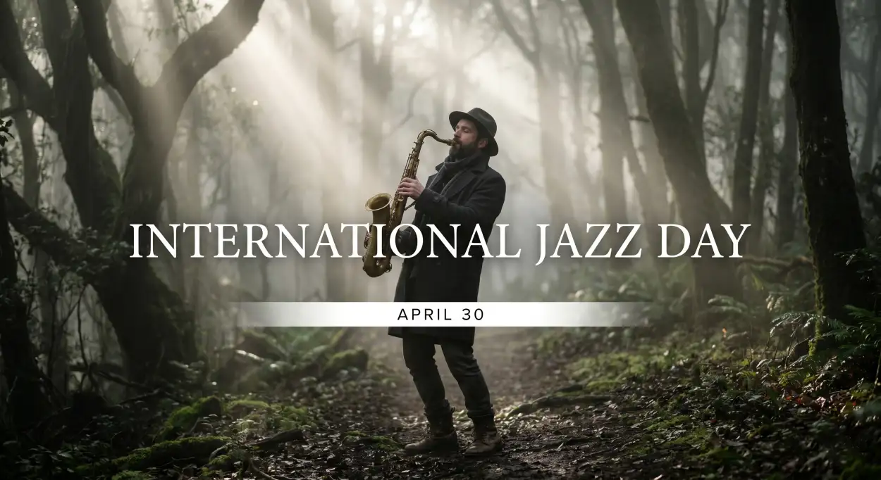 Free Download Jazz Day Facebook Cover Photo 2026 - High Quality International Jazz Day 2026 Image
