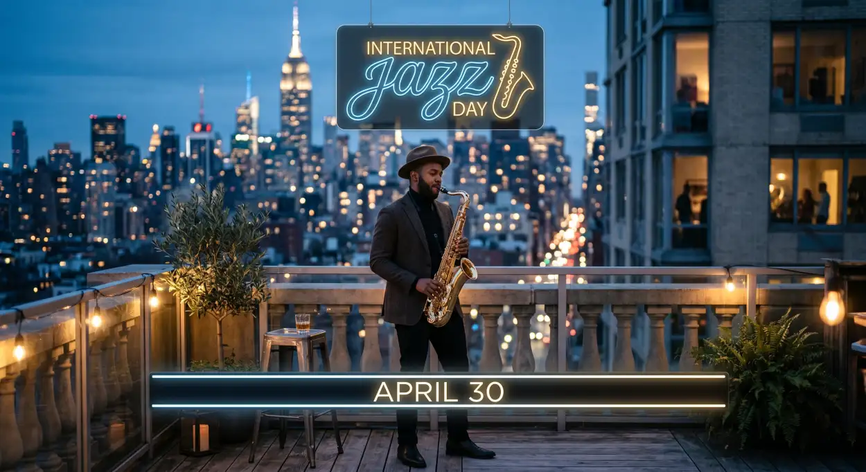 Free Download Jazz Festival 2026 Global Events - High Quality International Jazz Day 2026 Image