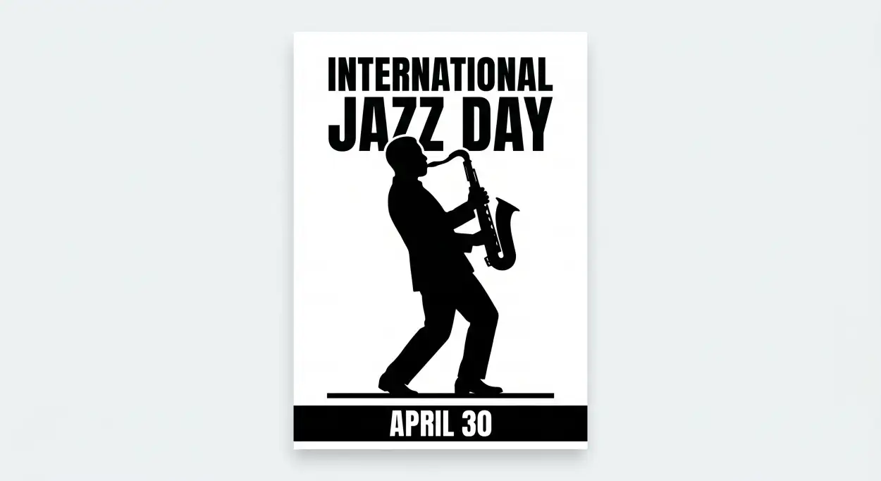 Free Download Jazz Musicians Tribute Day 2026 - High Quality International Jazz Day 2026 Image