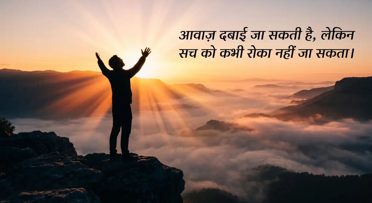 Free Download Journalism Day Quotes Hindi - High Quality World Press Freedom Day 2026 Image