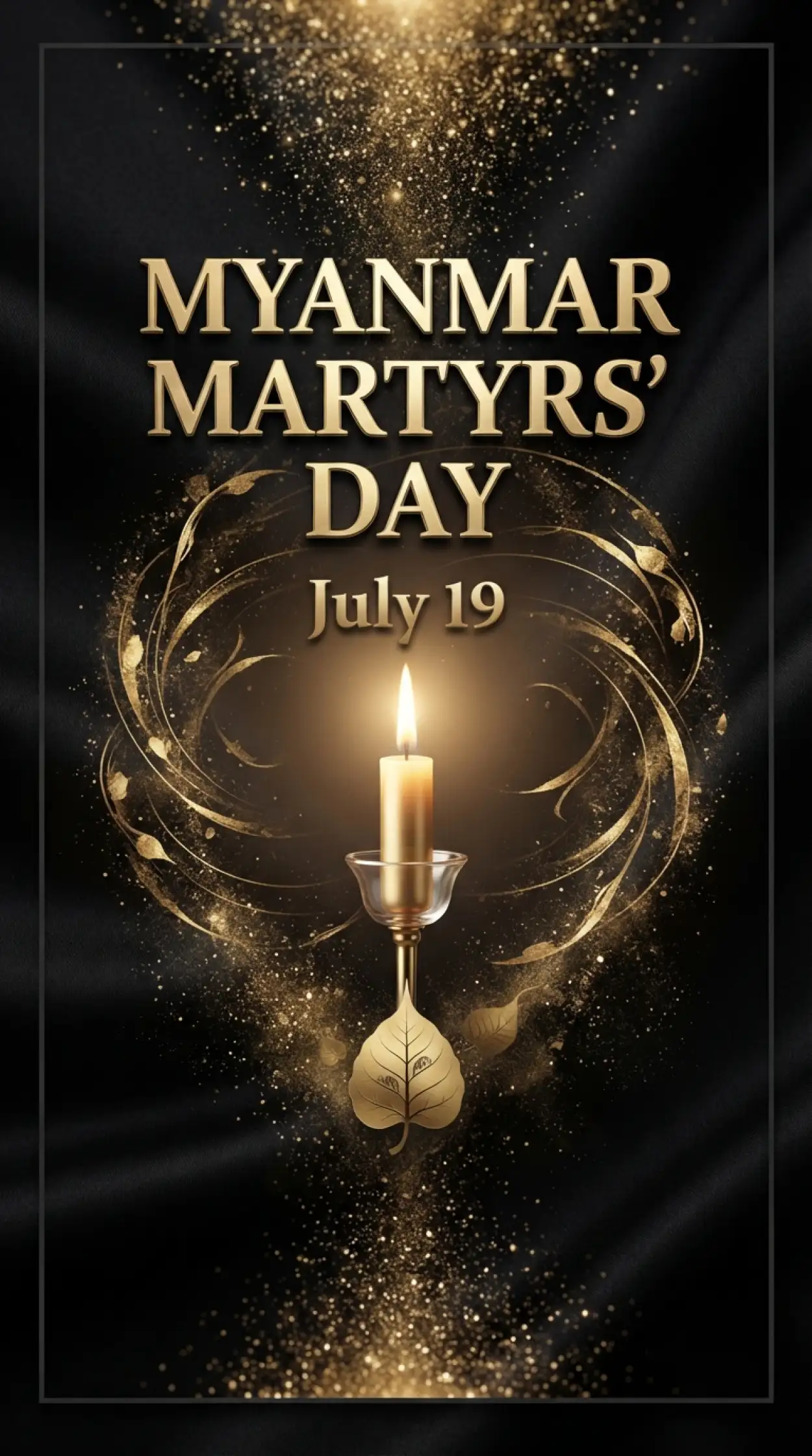 Free Download July 19 Myanmar Martyrs Day - High Quality Myanmar Martyrs Day 2026 Image
