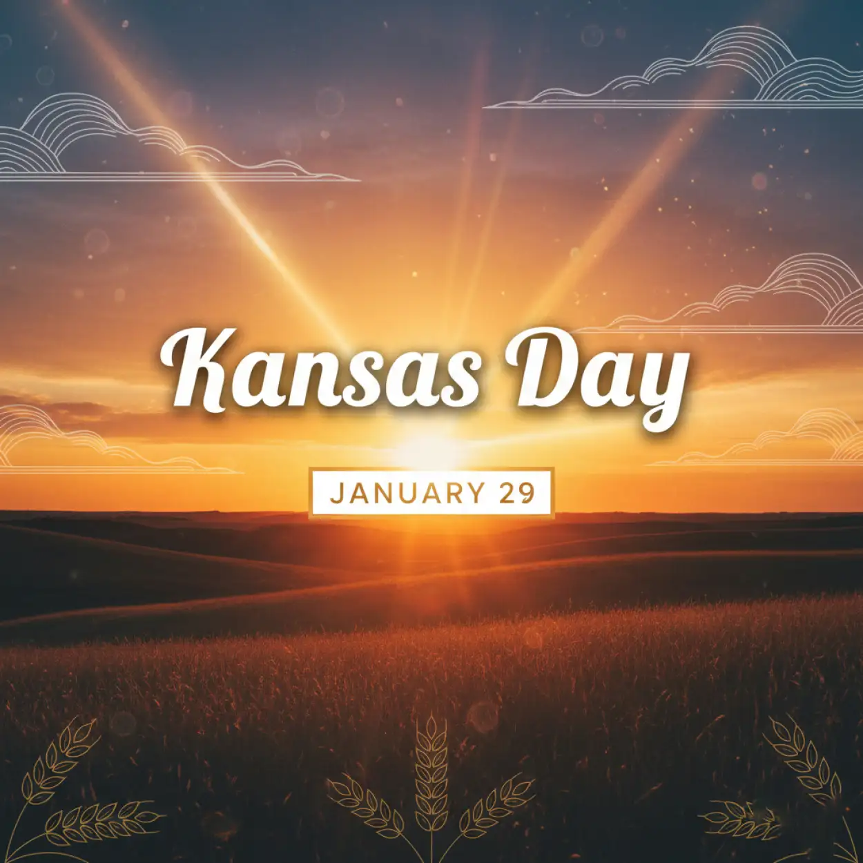 kansas day background